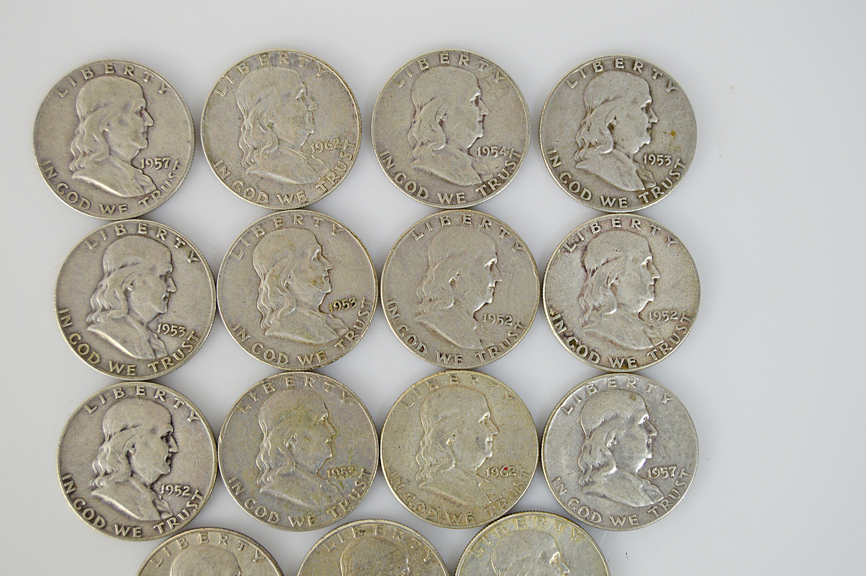 Franklin Silver Half Dollars