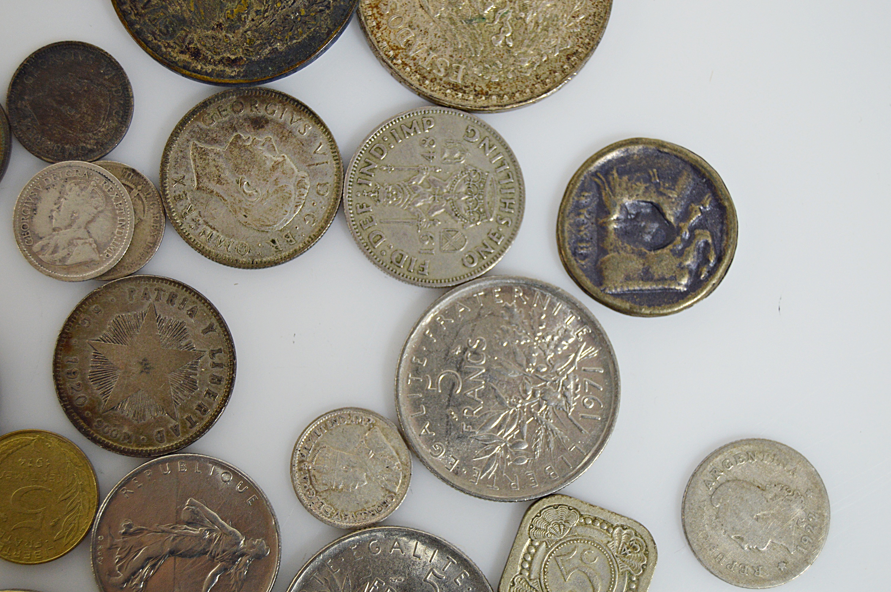 Collection of Vintage Foreign Coins