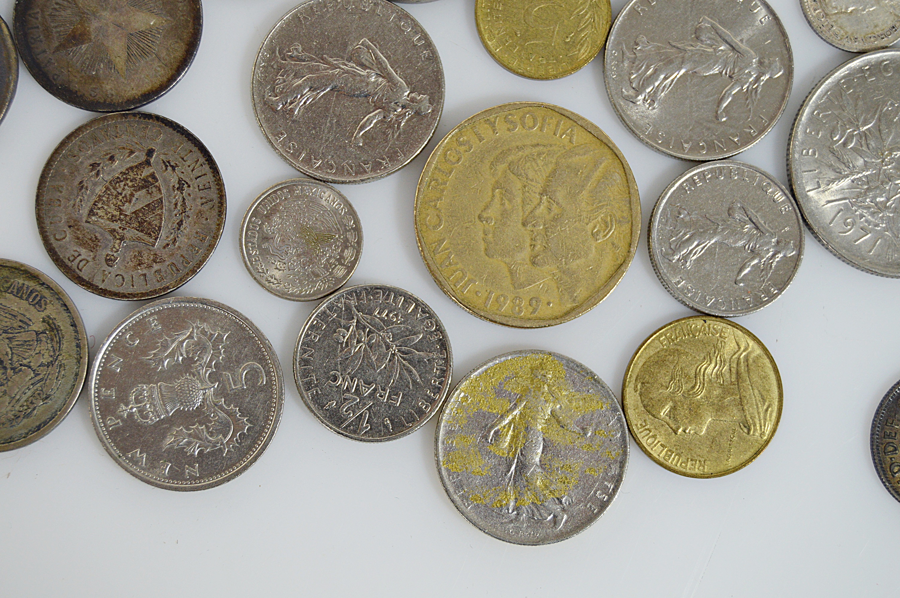Collection of Vintage Foreign Coins