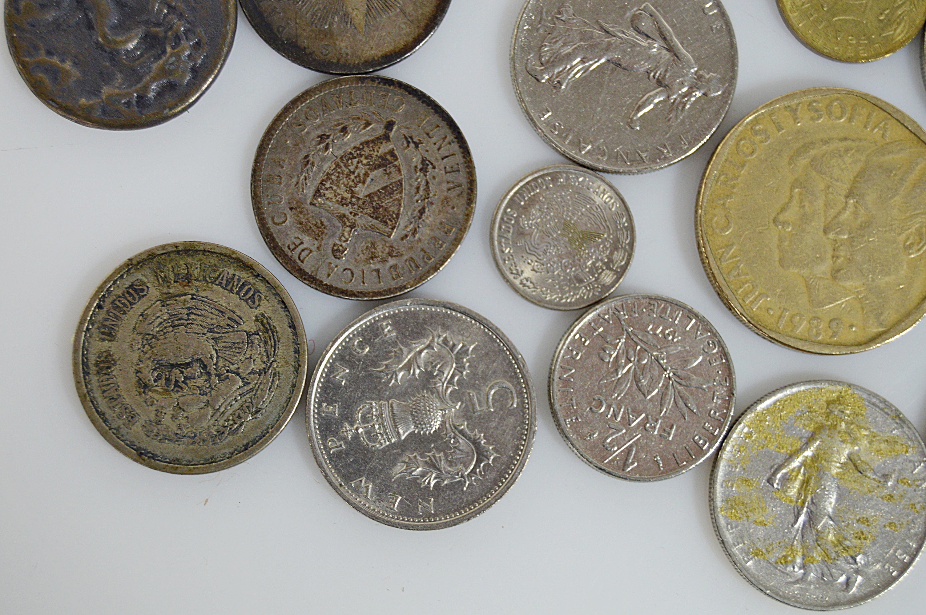 Collection of Vintage Foreign Coins