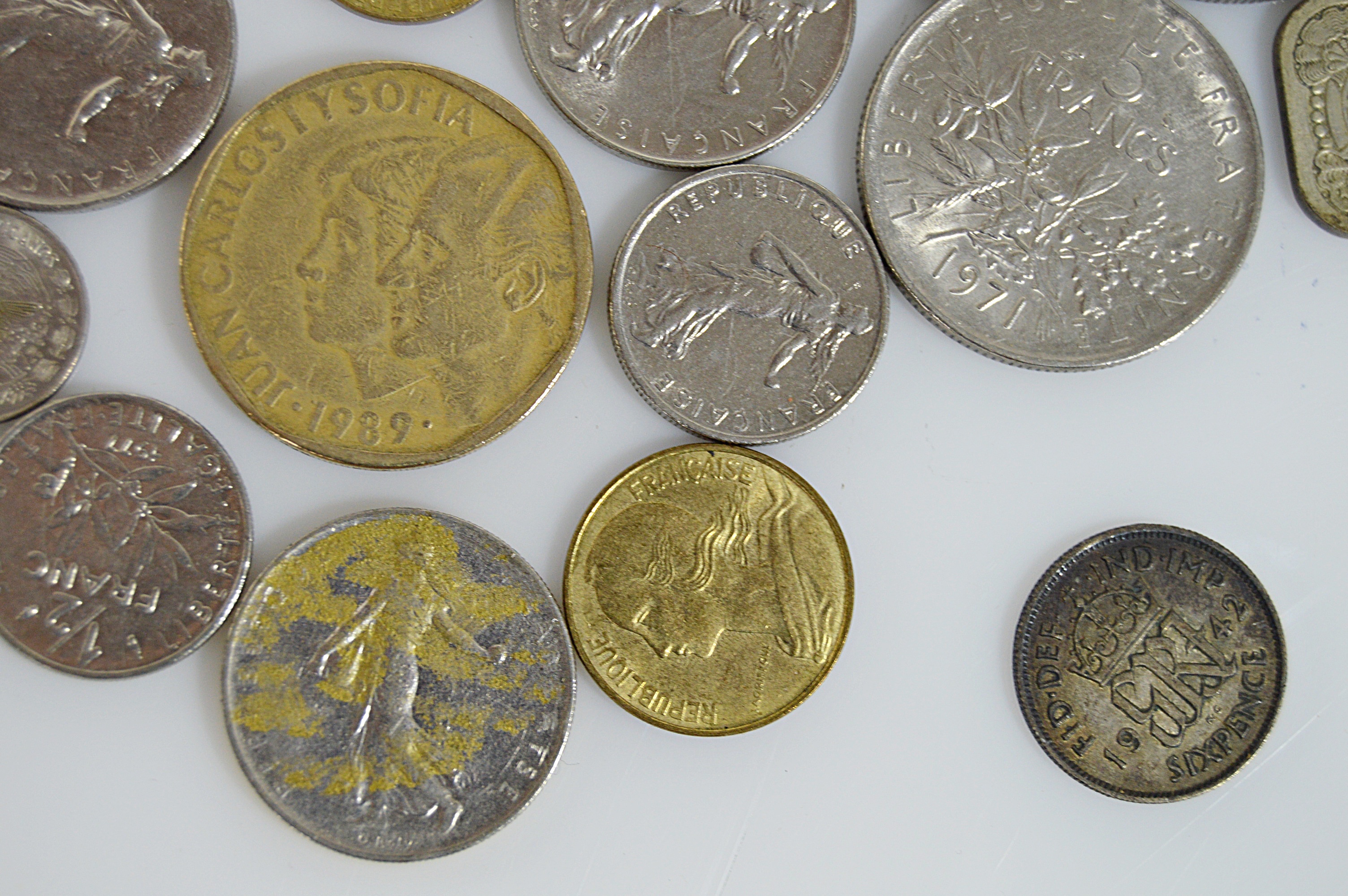Collection of Vintage Foreign Coins