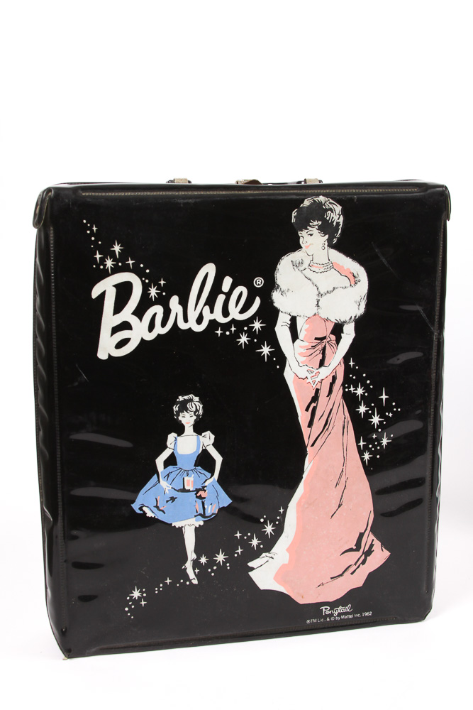 Vintage Barbie Dolls in Travel Cases
