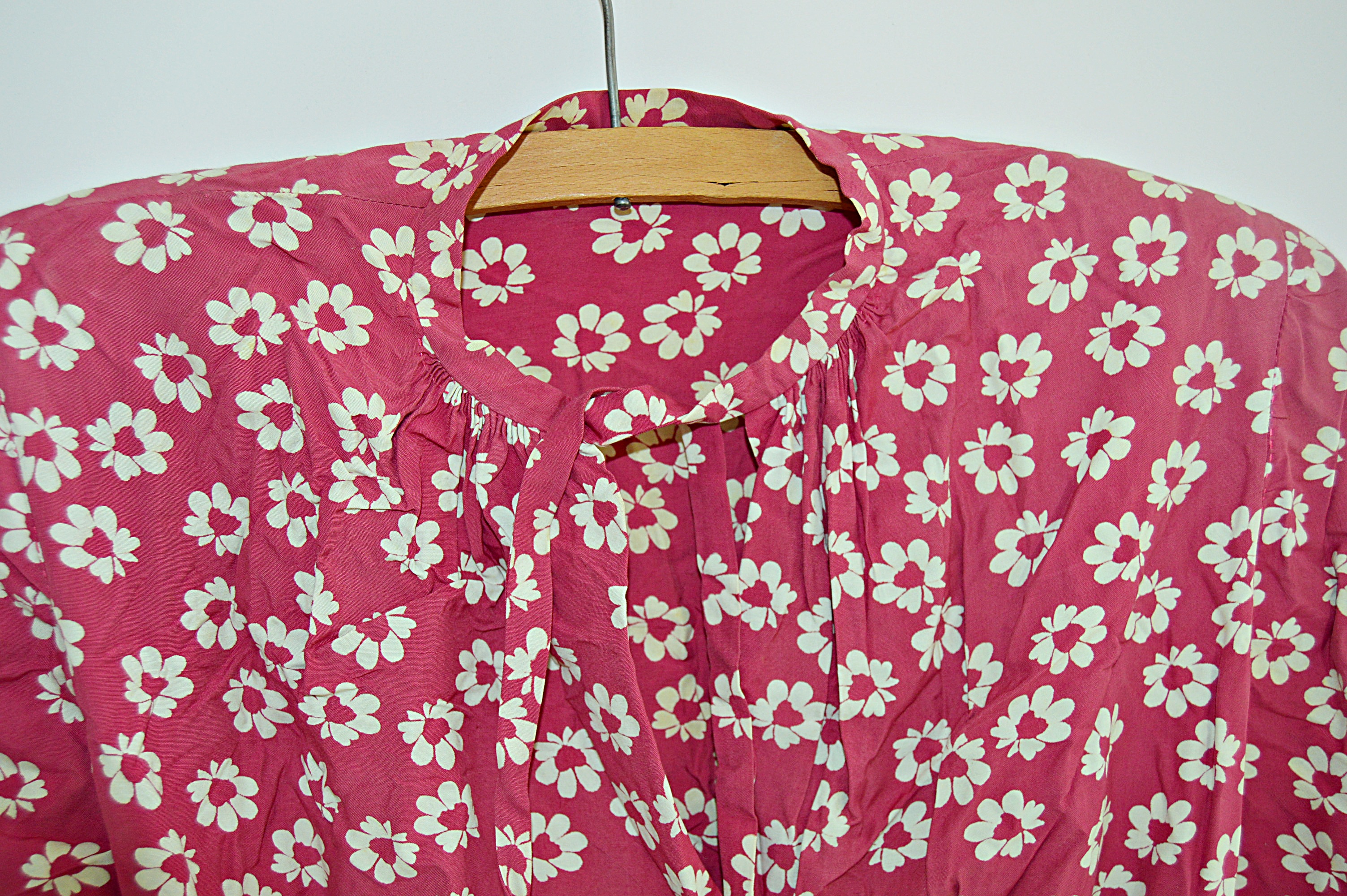 1930s Flowered Rayon Dress
