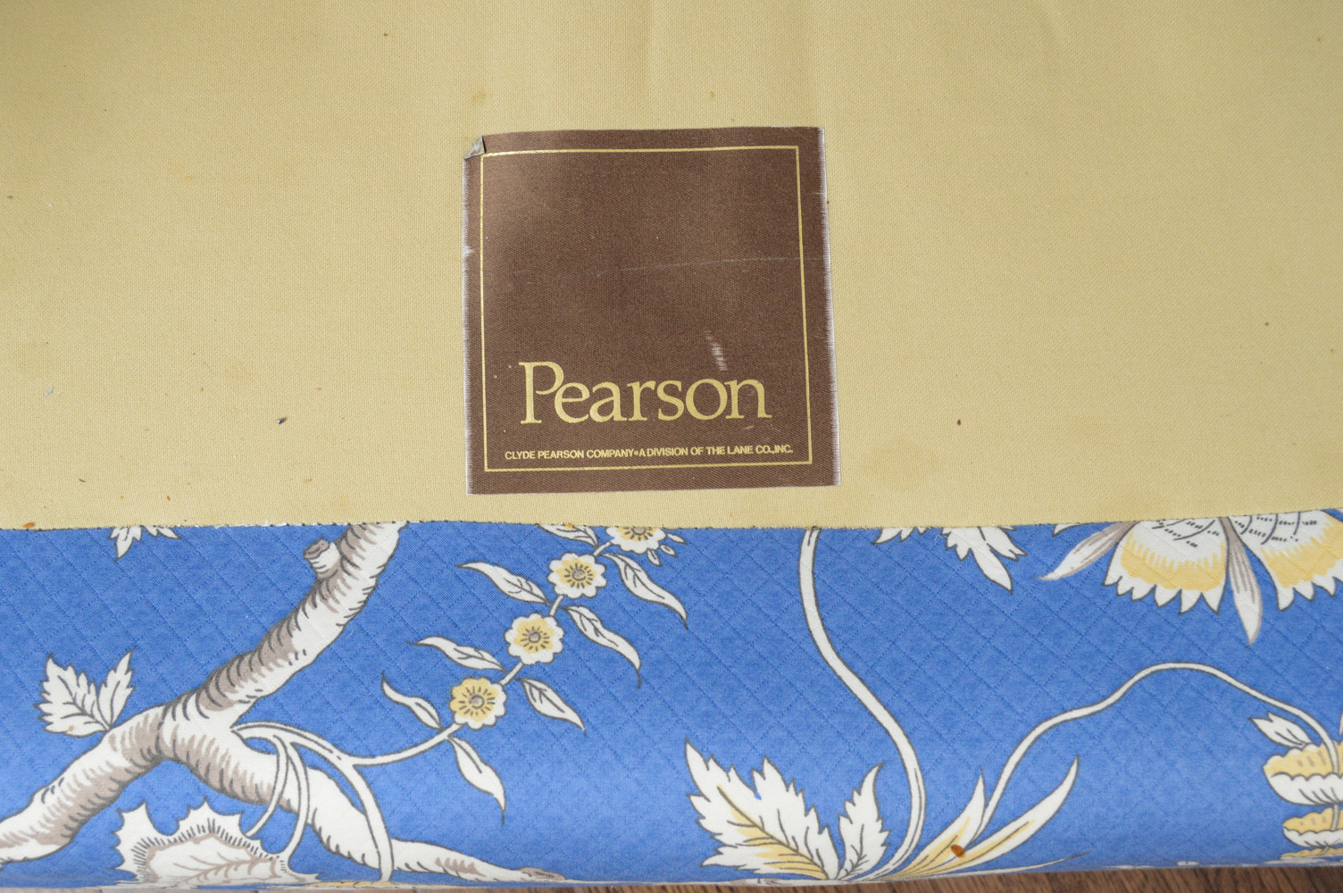 Clyde Pearson Blue Down Club Chair