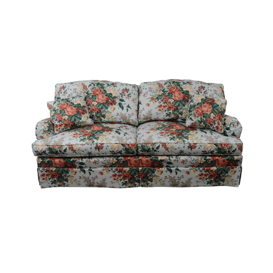 Henredon Floral Sofa