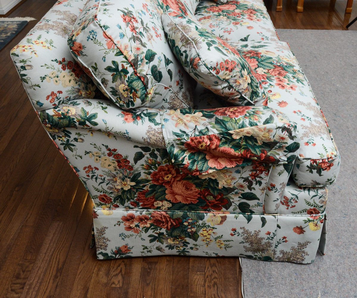 Henredon Floral Sofa