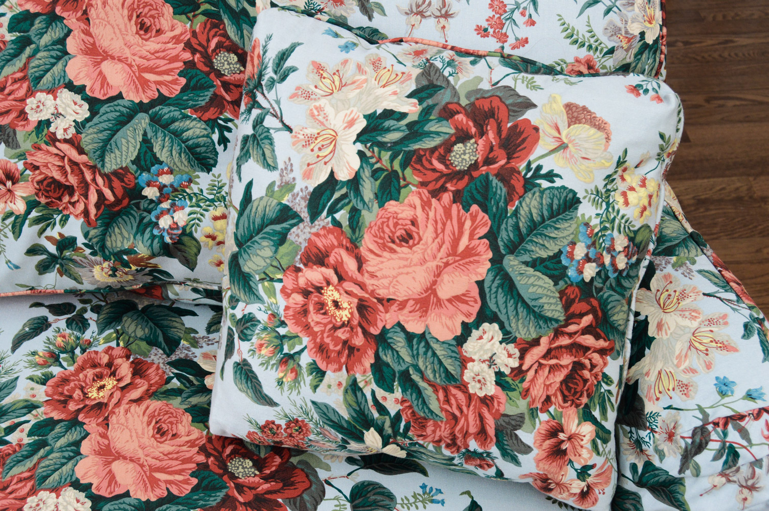 Henredon Floral Sofa