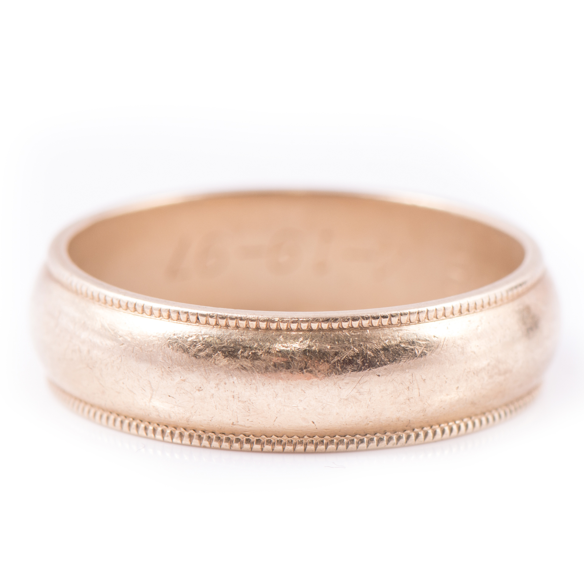 14K Yellow Gold Band