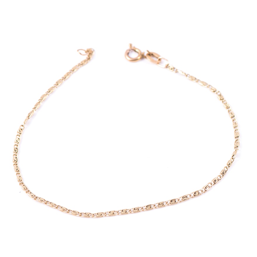 14K Yellow Gold Bracelet