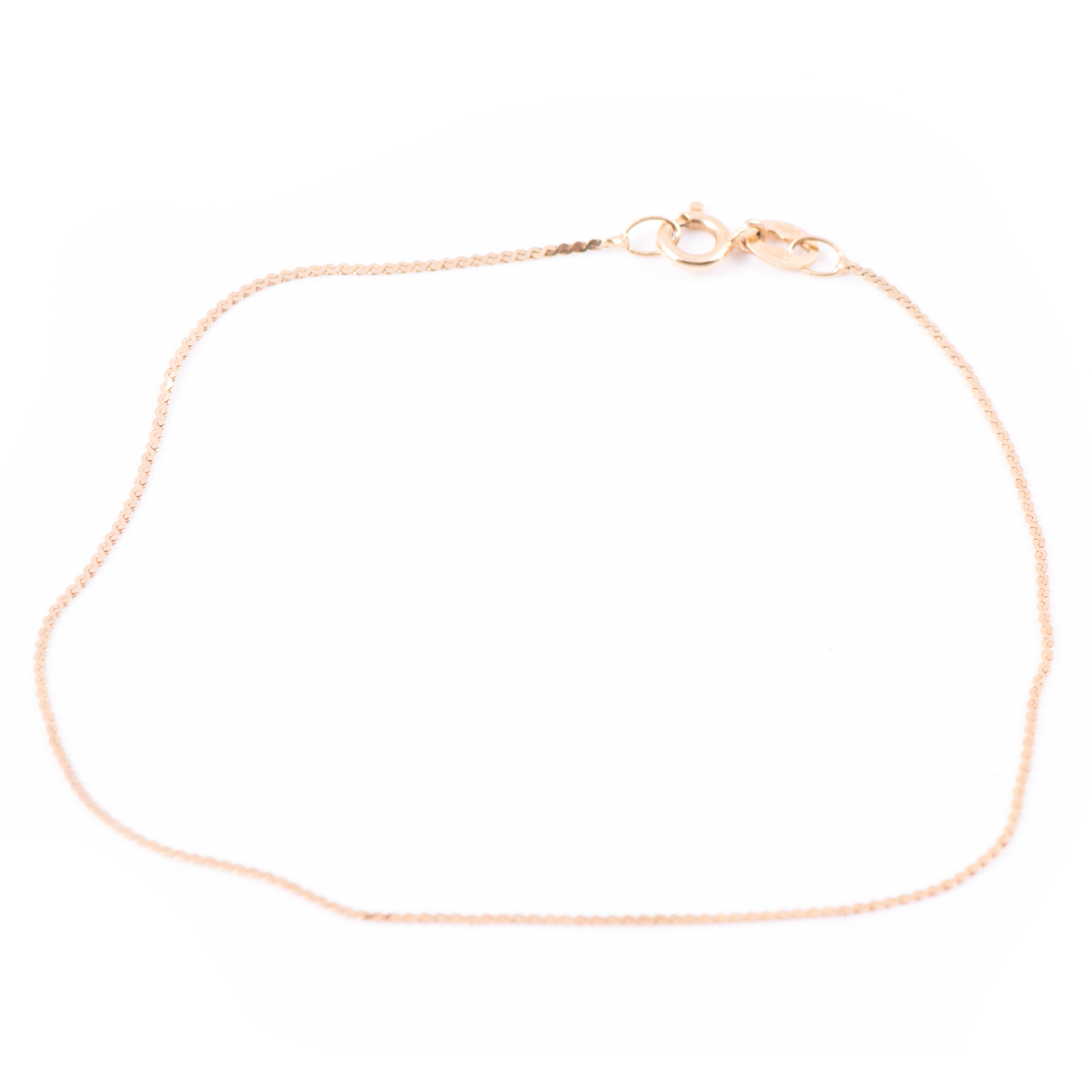 14K Yellow Gold Fine Link Bracelet