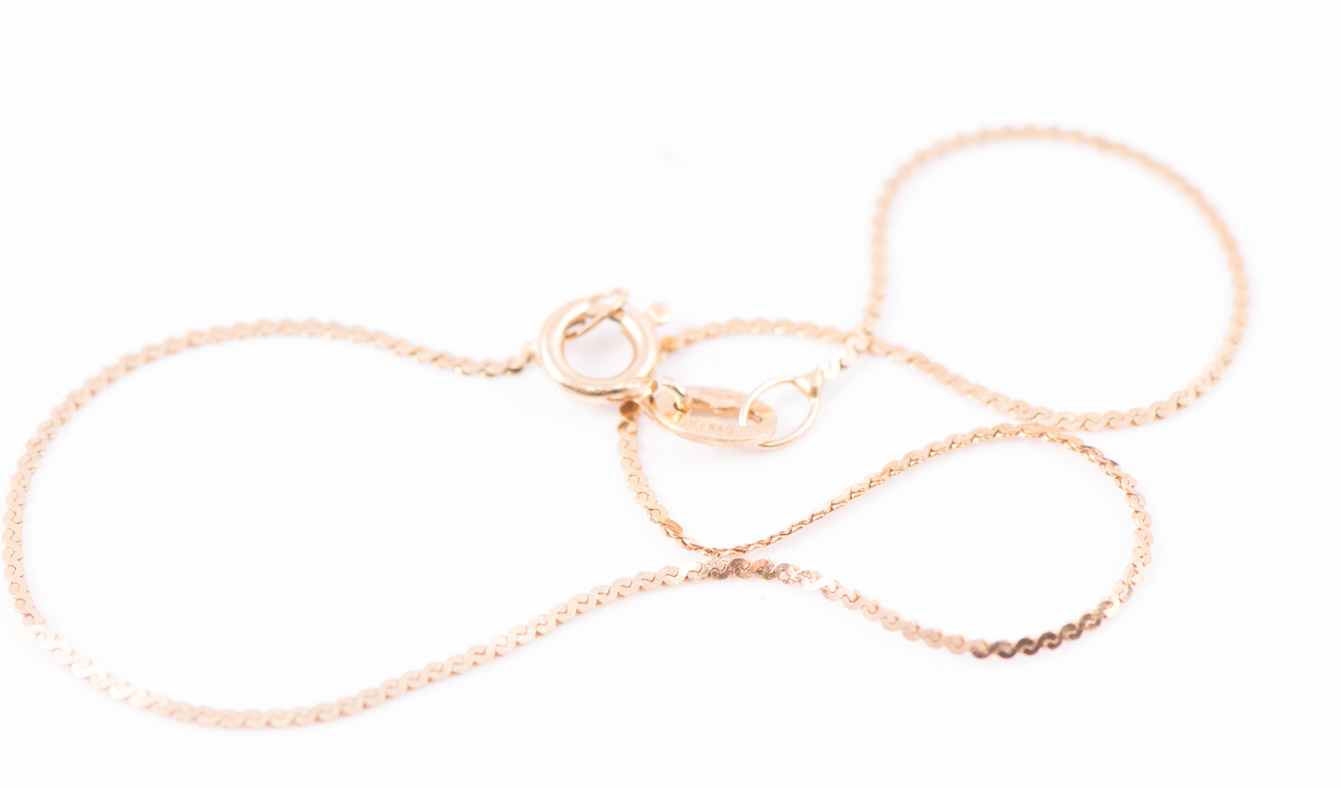 14K Yellow Gold Fine Link Bracelet