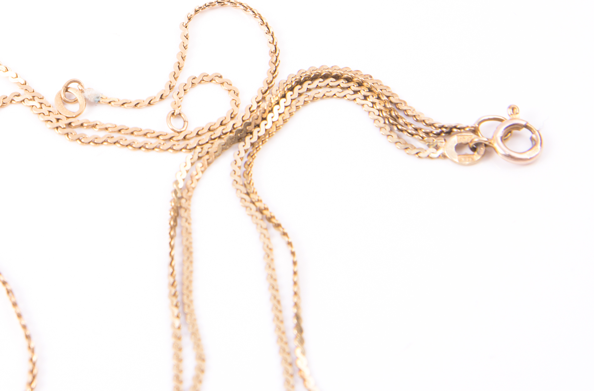 14K Yellow Gold Chain and Bracelet