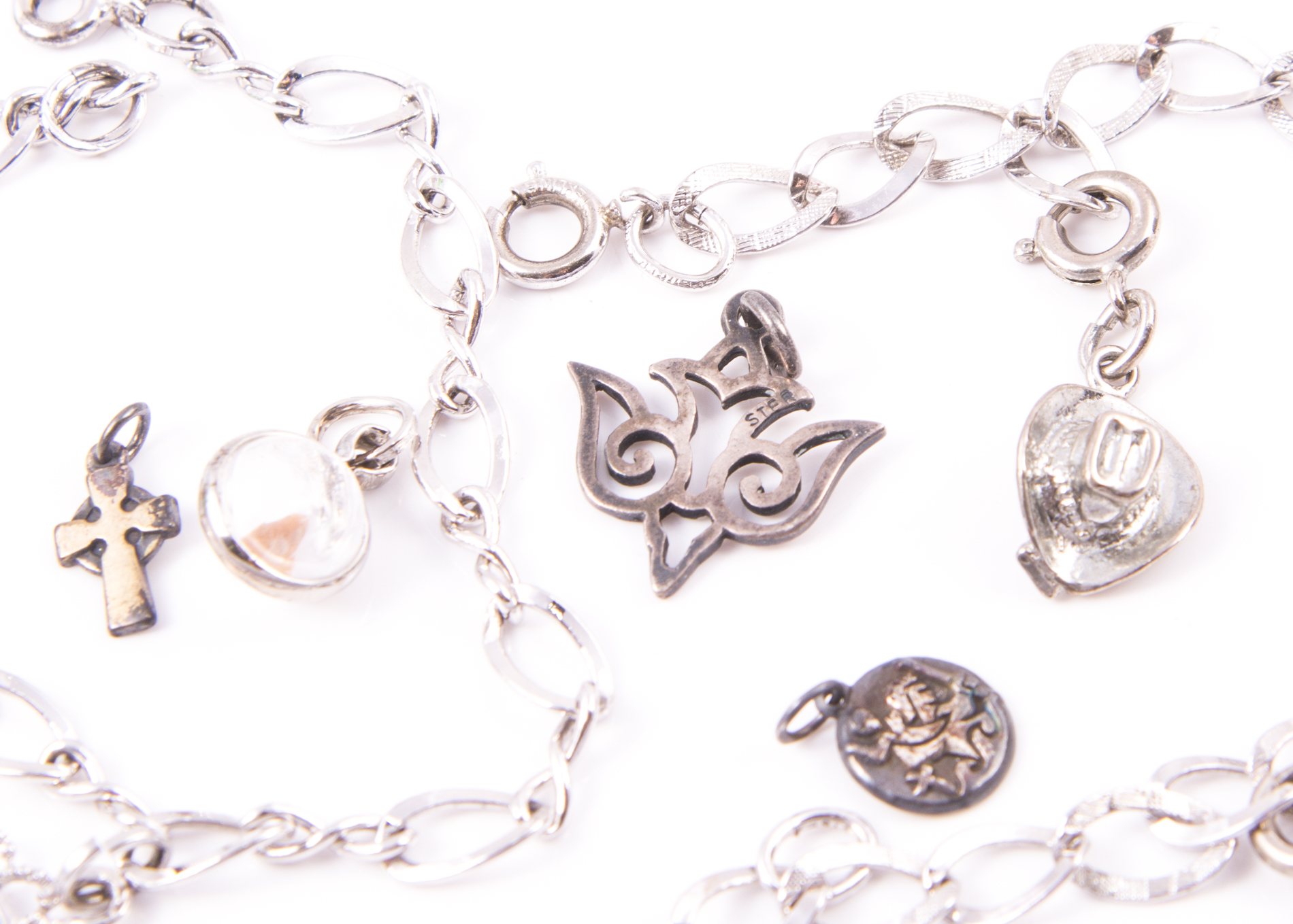 Sterling Silver Charm Bracelet