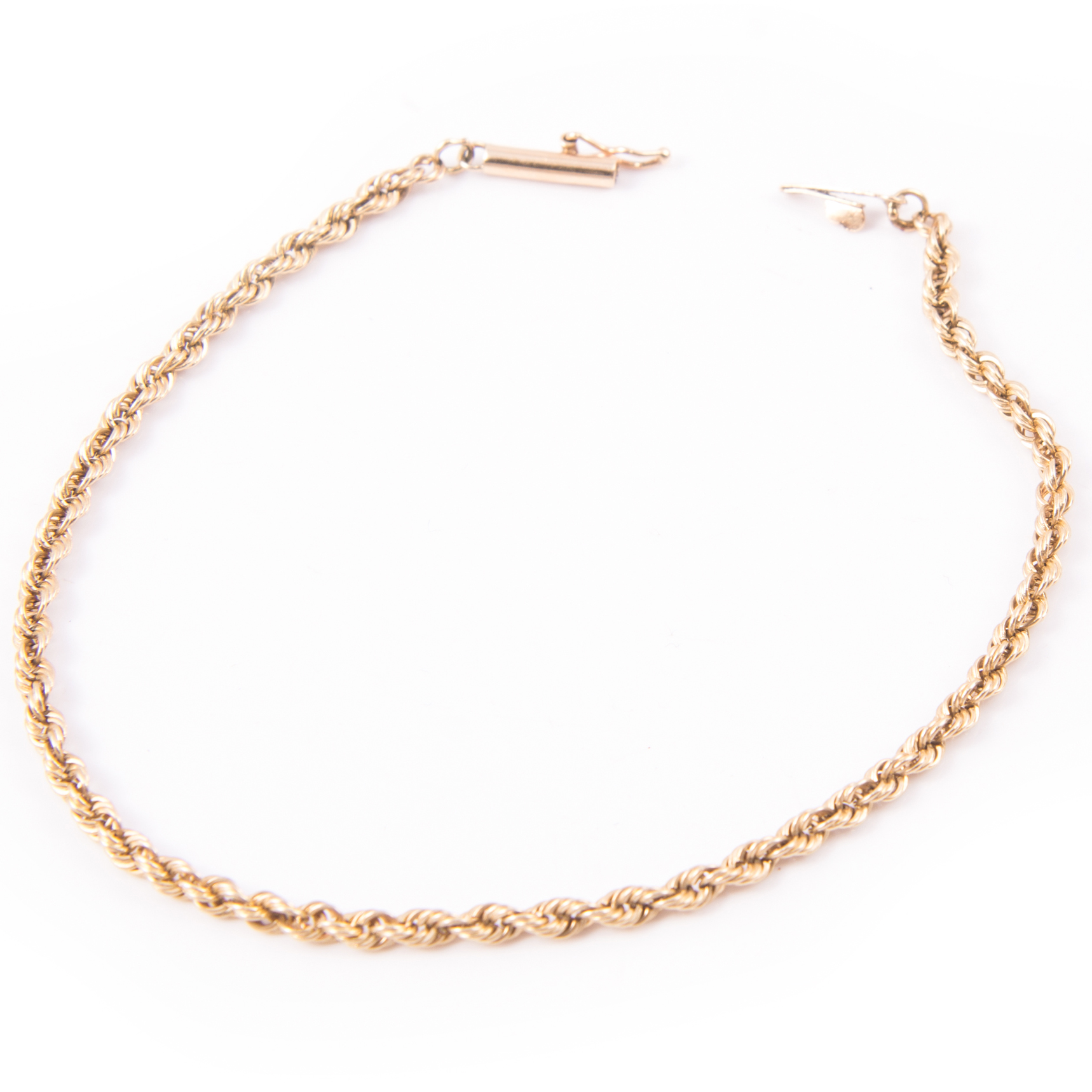 14K Yellow Gold Rope Bracelet