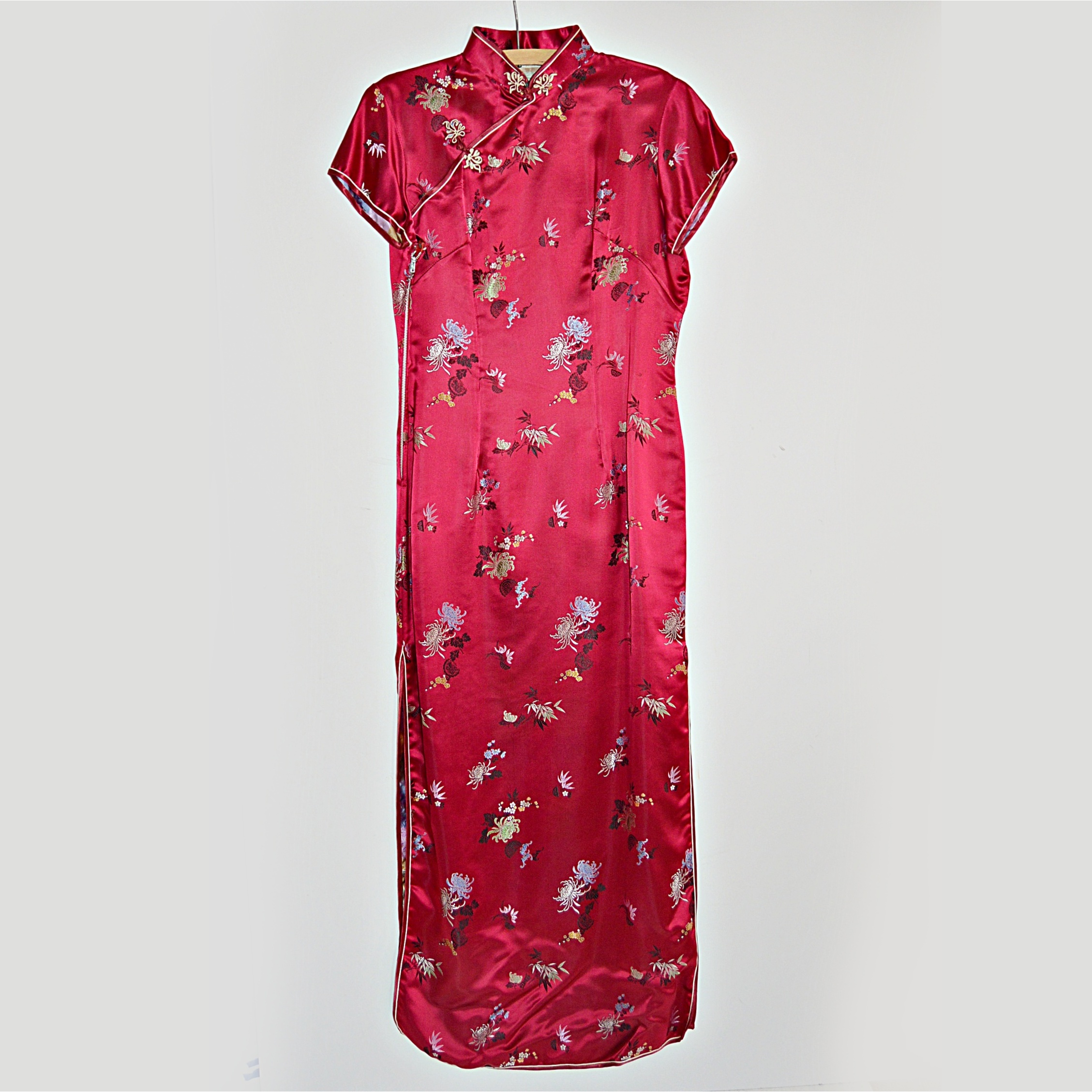 Vintage Chinese Silk Satin Cheongsam