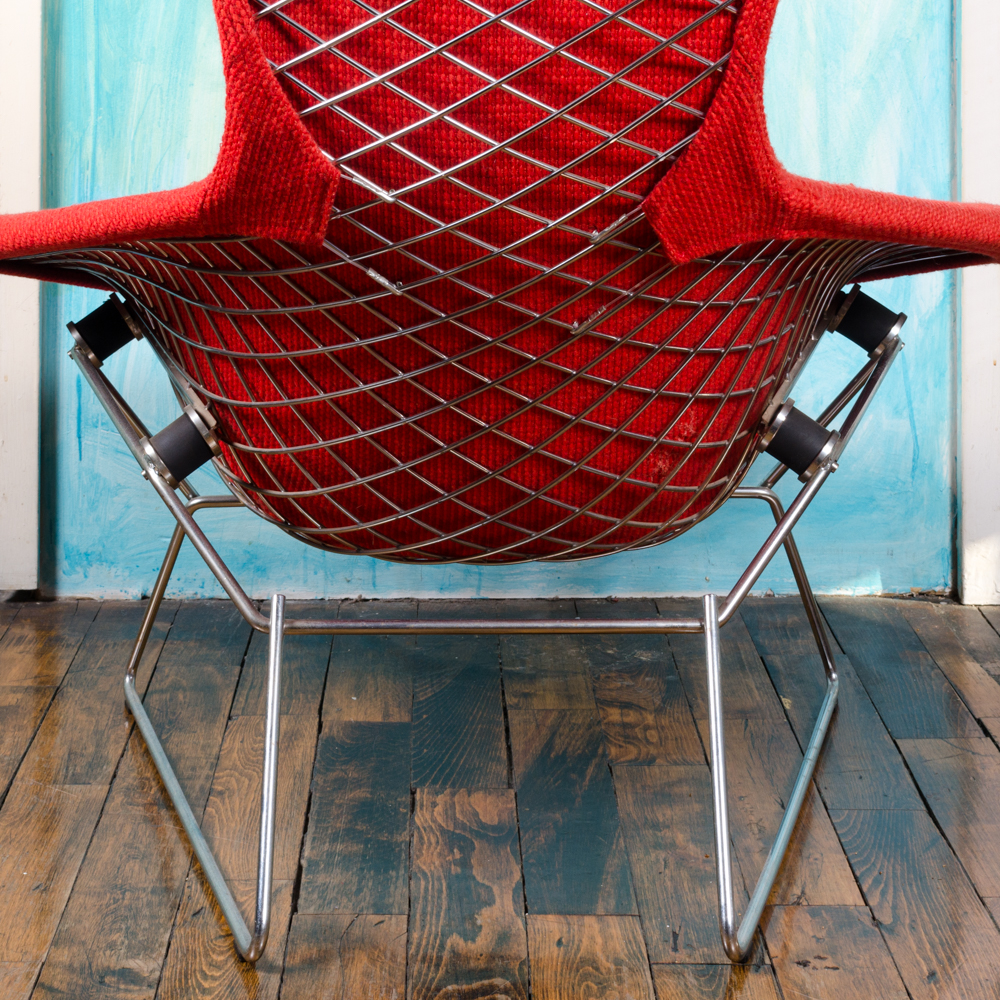 Harry Bertoia for Knoll "Bird" Lounge Chair and Ottoman
