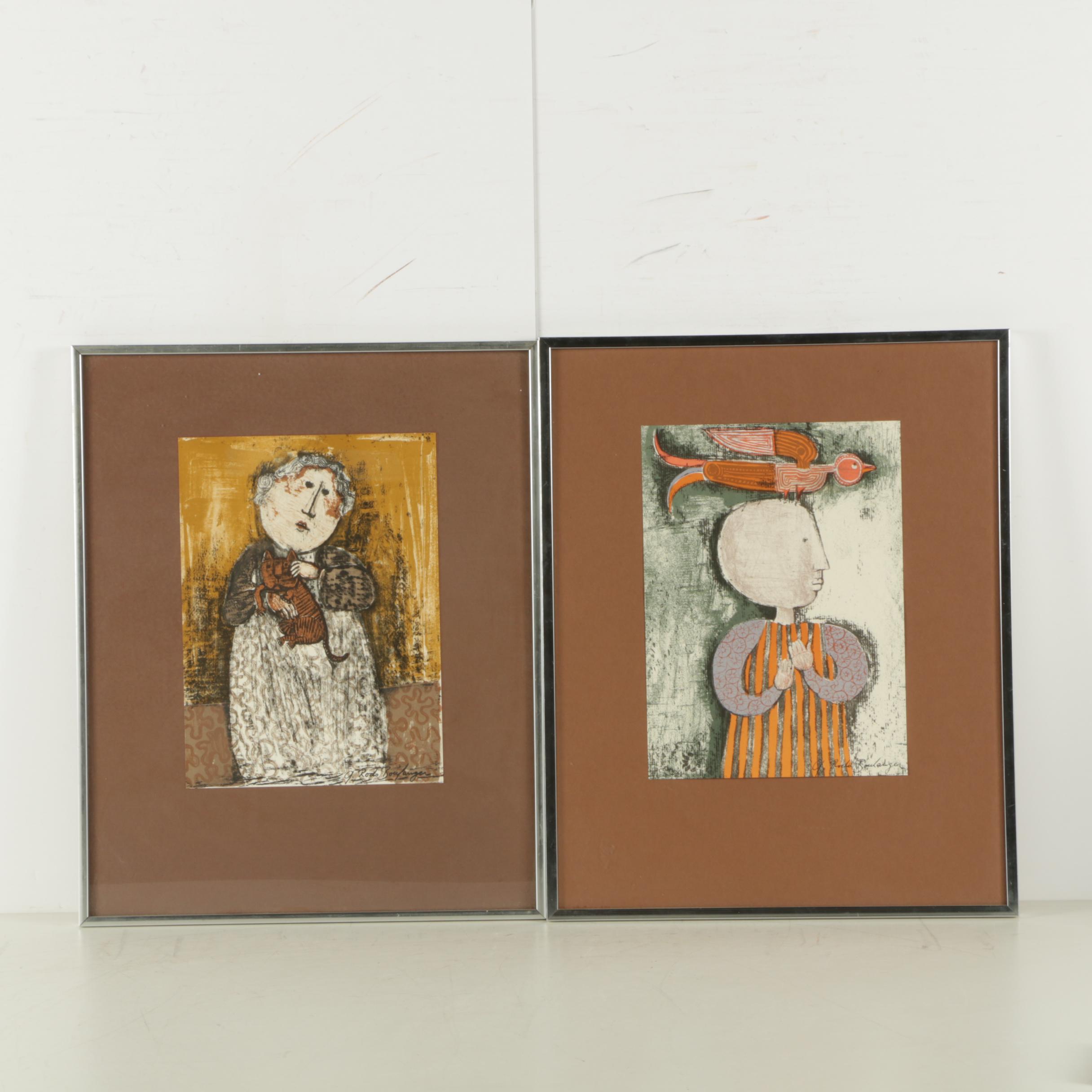 Lithographic Prints after Graciela Rodo Boulanger