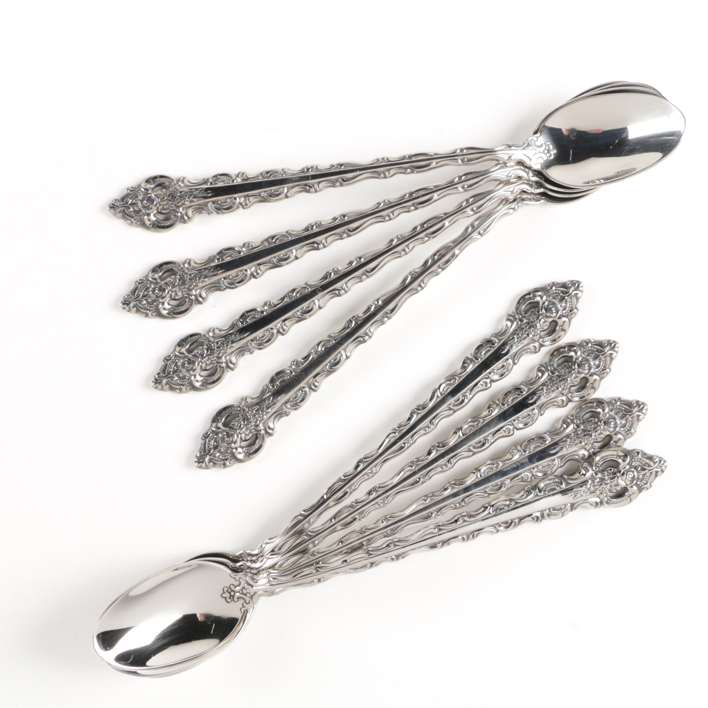 Oneida Stainless Steel Baroque Style Flatware Set
