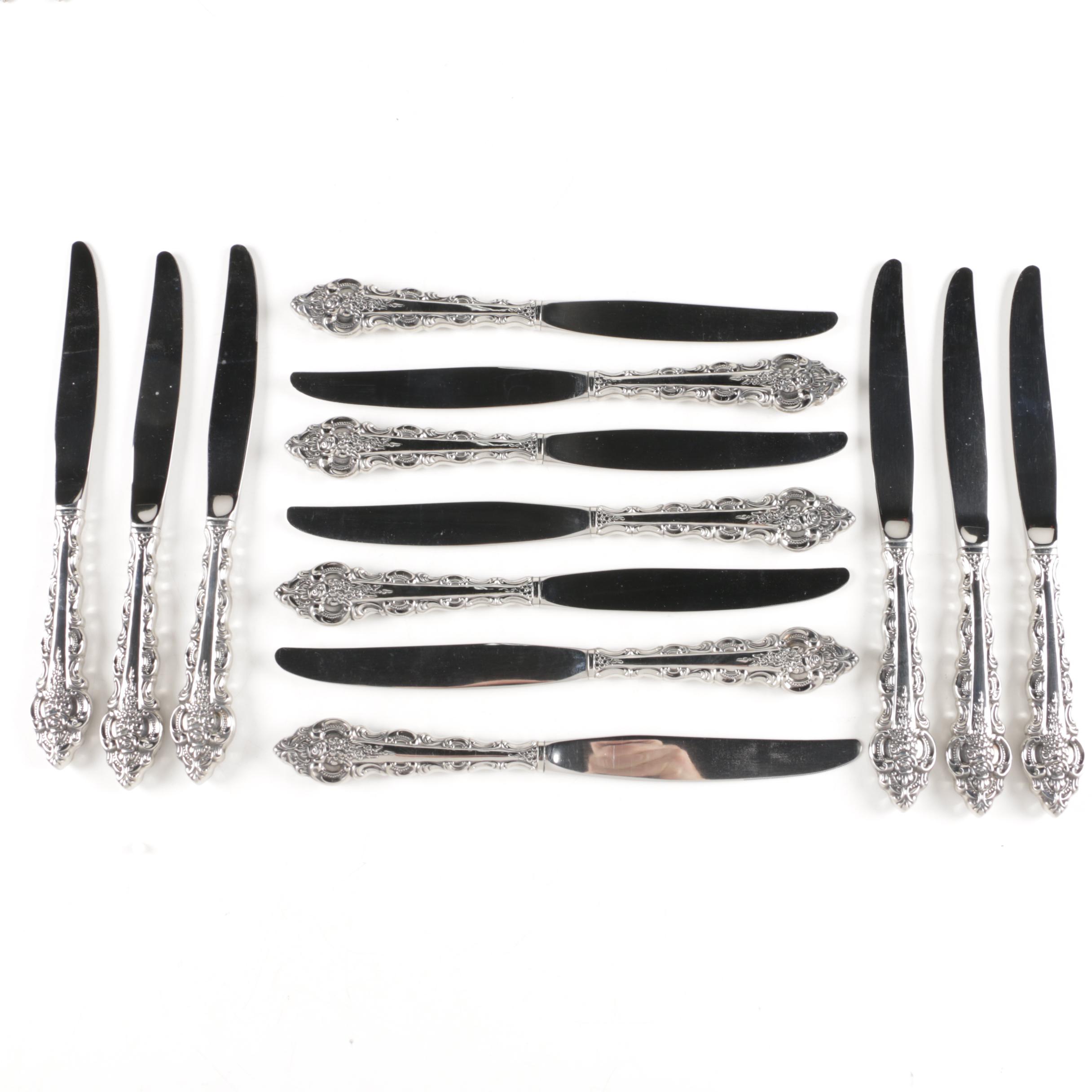 Oneida Stainless Steel Baroque Style Flatware Set