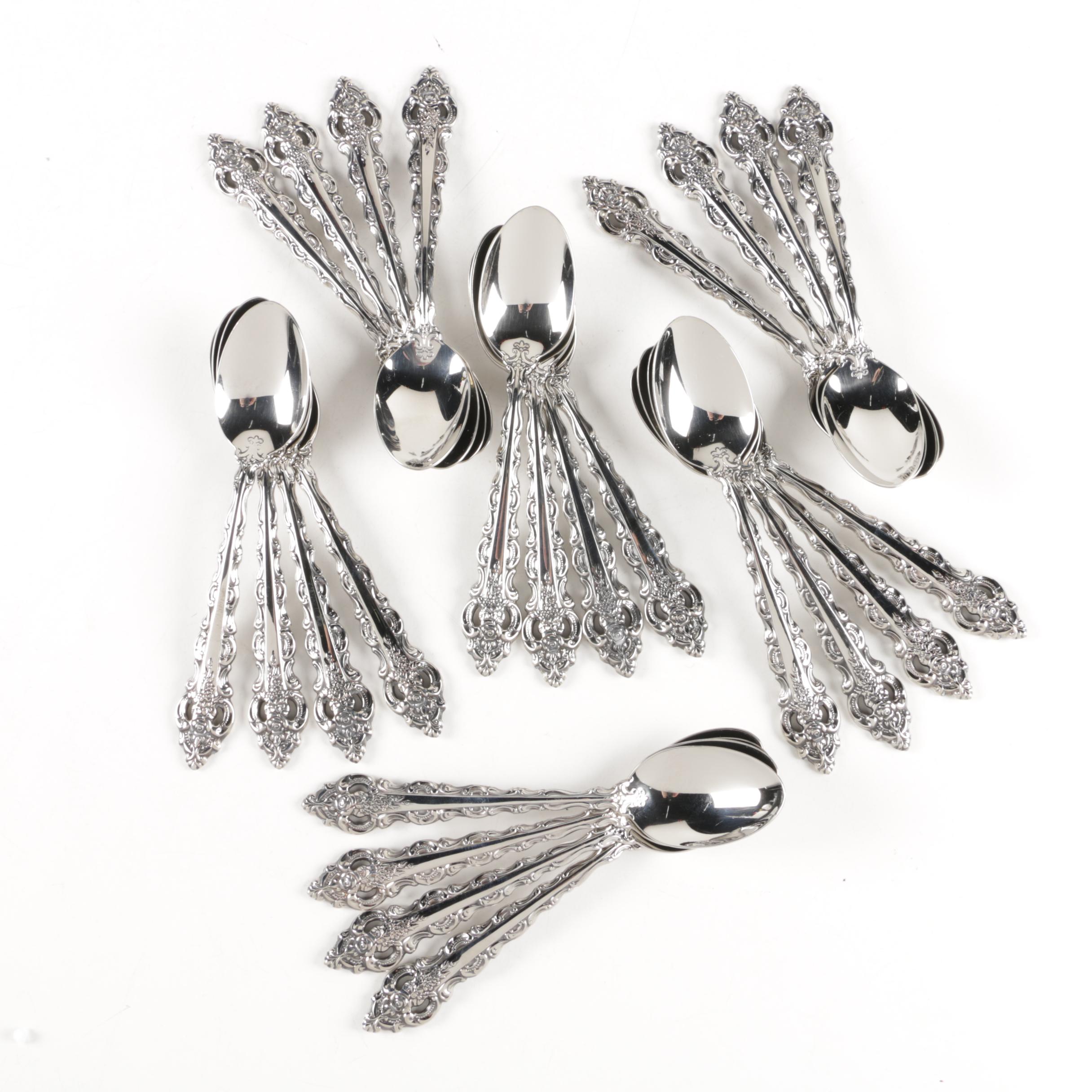 Oneida Stainless Steel Baroque Style Flatware Set