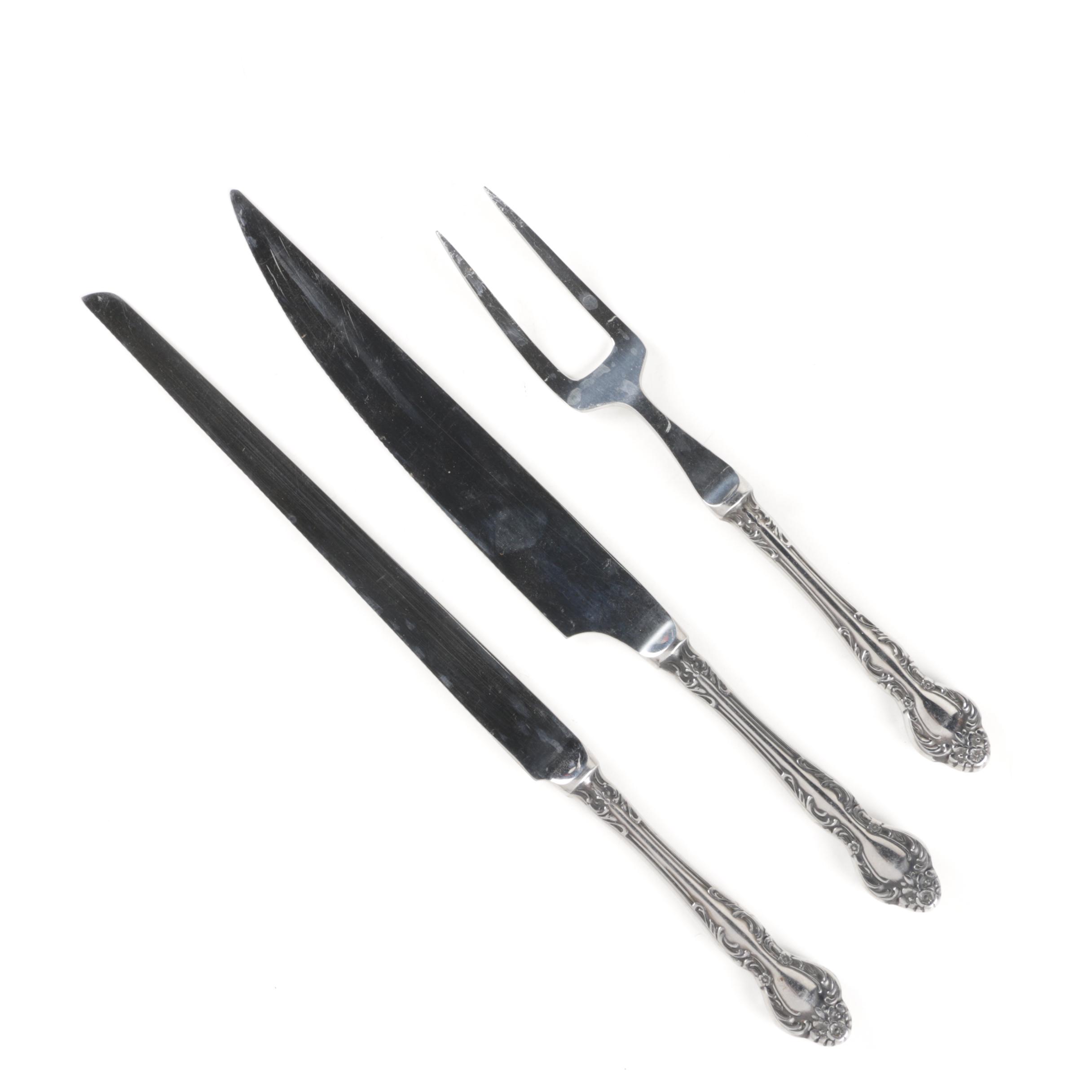 Oneida Stainless Steel Baroque Style Flatware Set