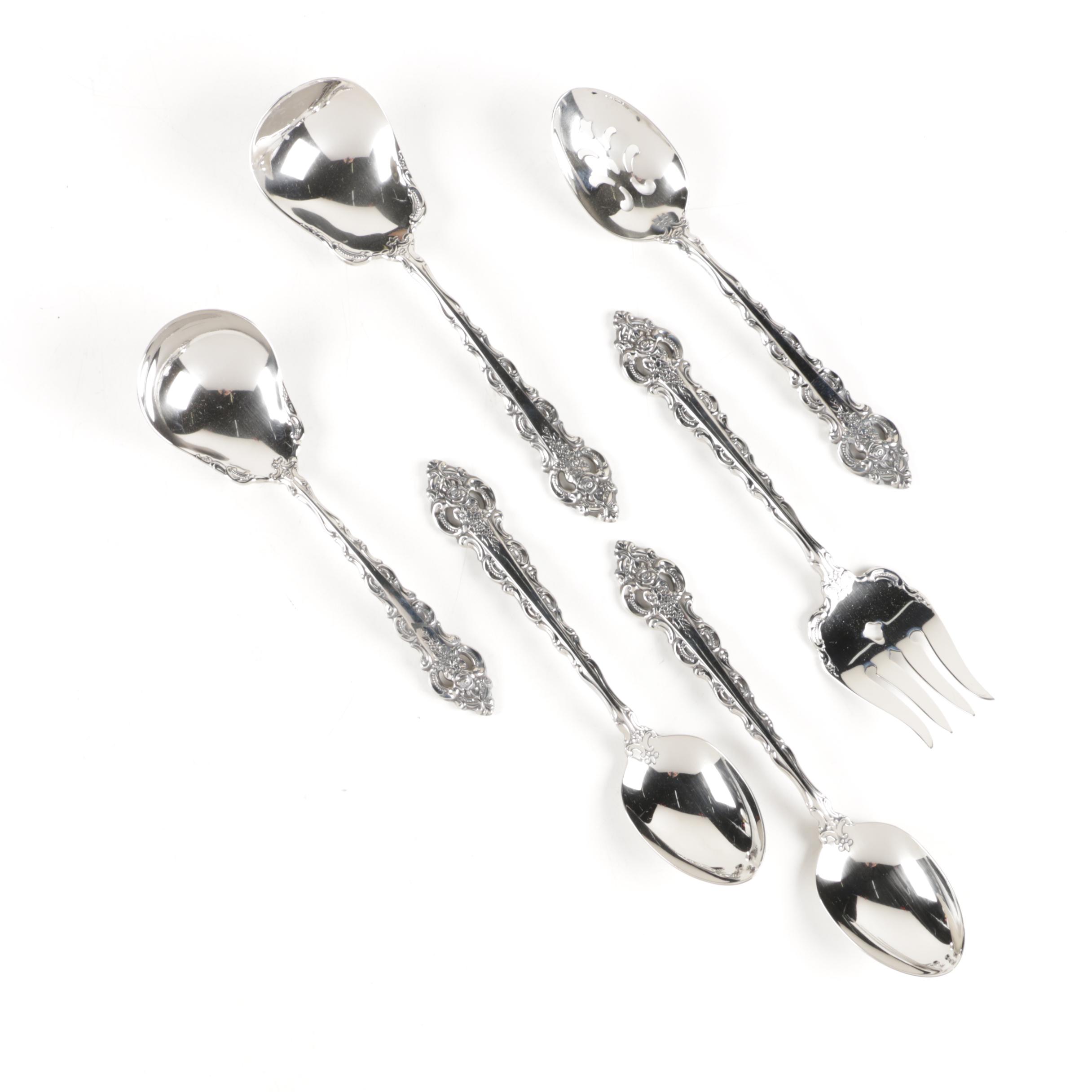 Oneida Stainless Steel Baroque Style Flatware Set