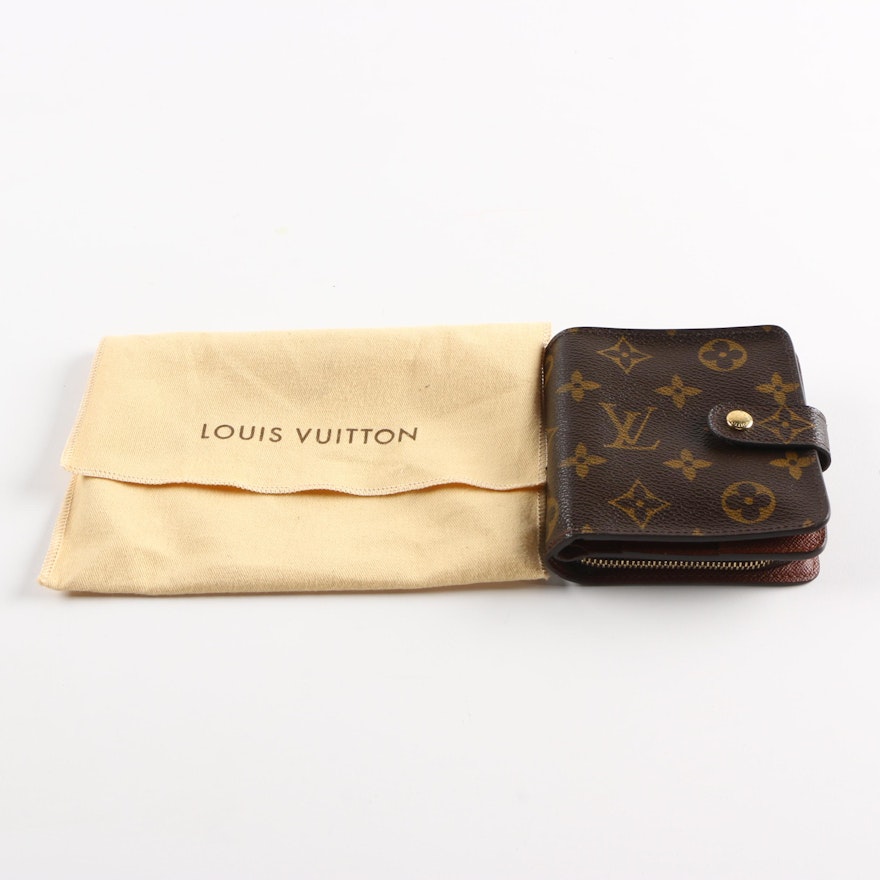 Louis Vuitton Monogram Zip Bifold Wallet