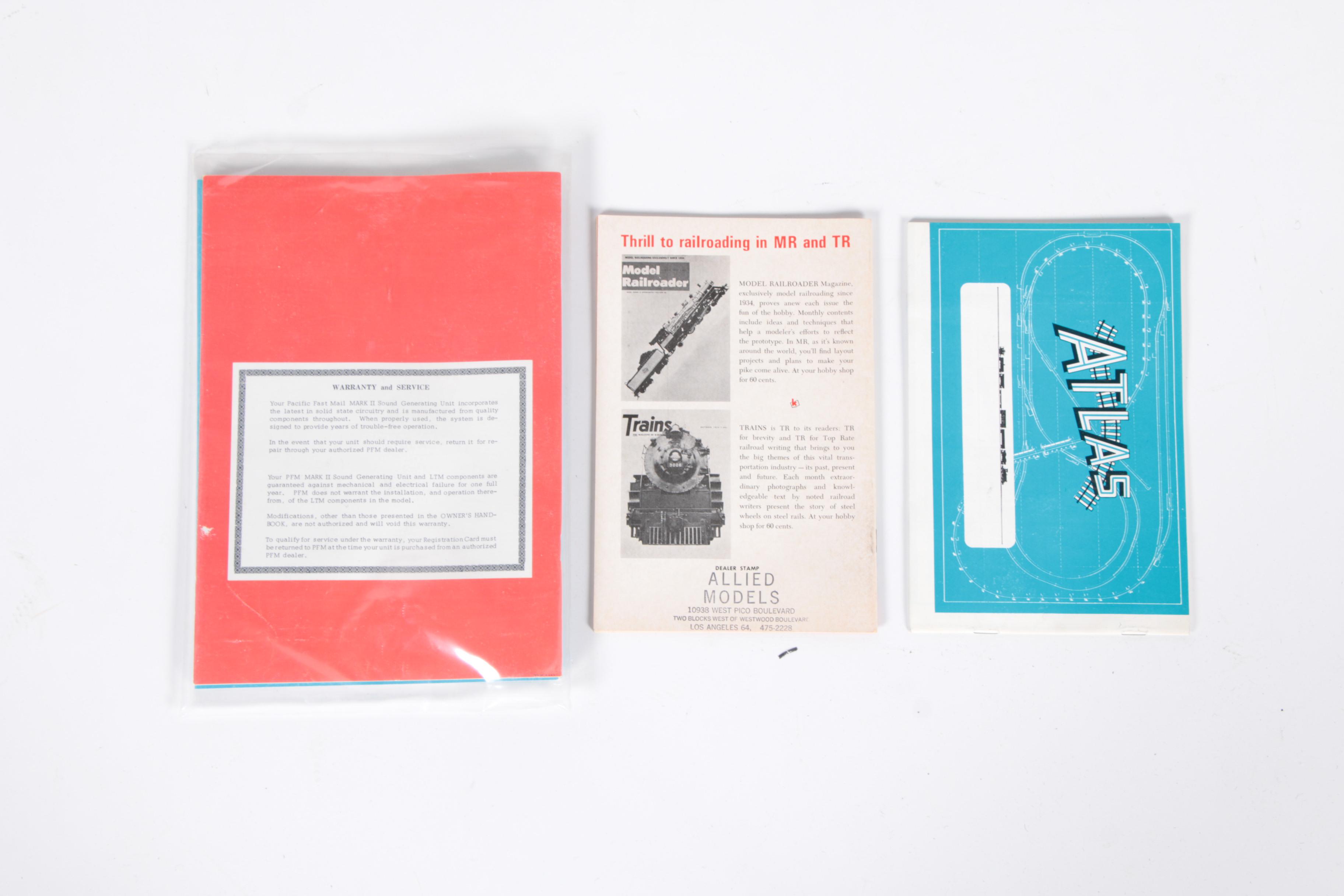 Model Railroad Sound Generator and Train Handbooks