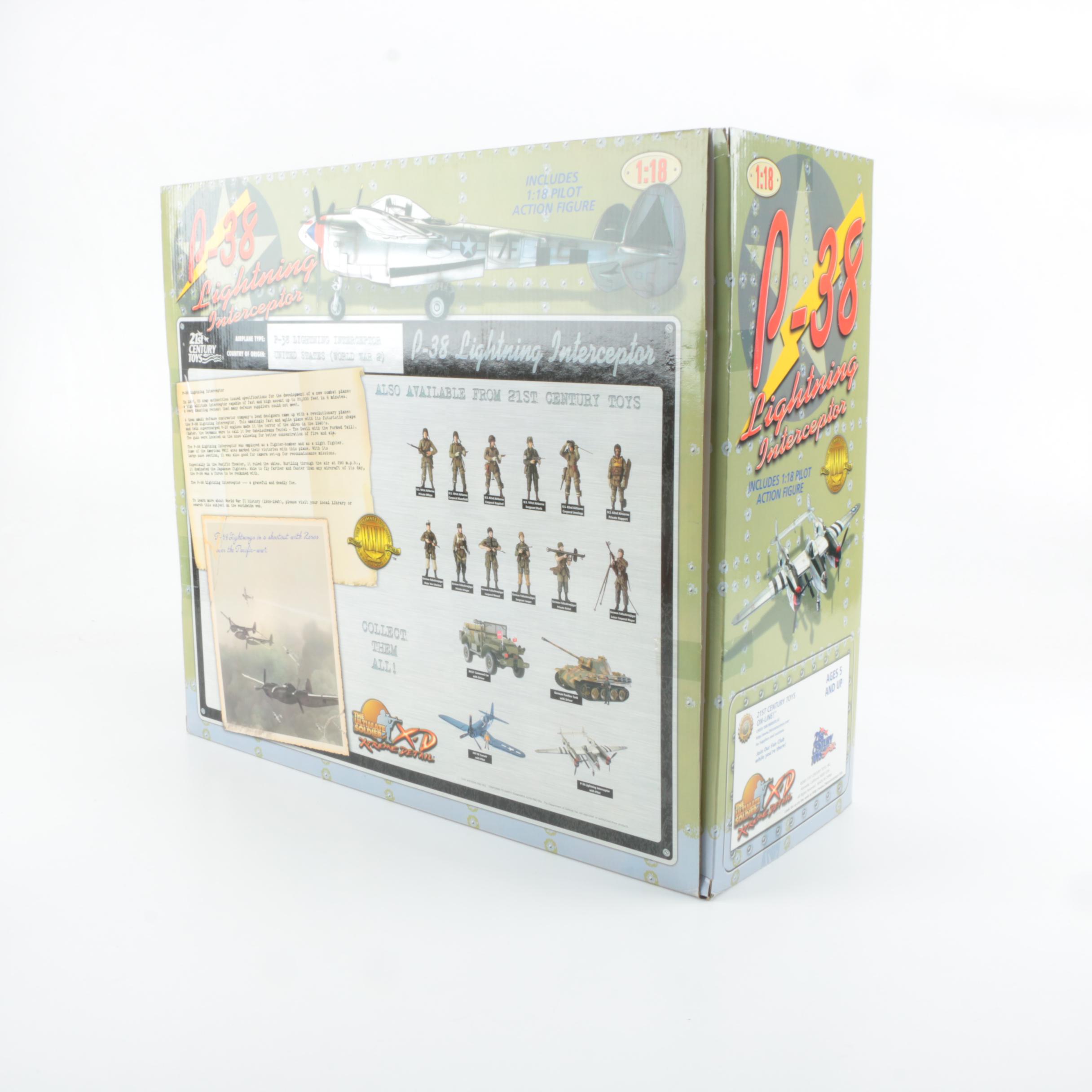 Ultimate Soldier XD P-38 "Lightning Interceptor" Plane