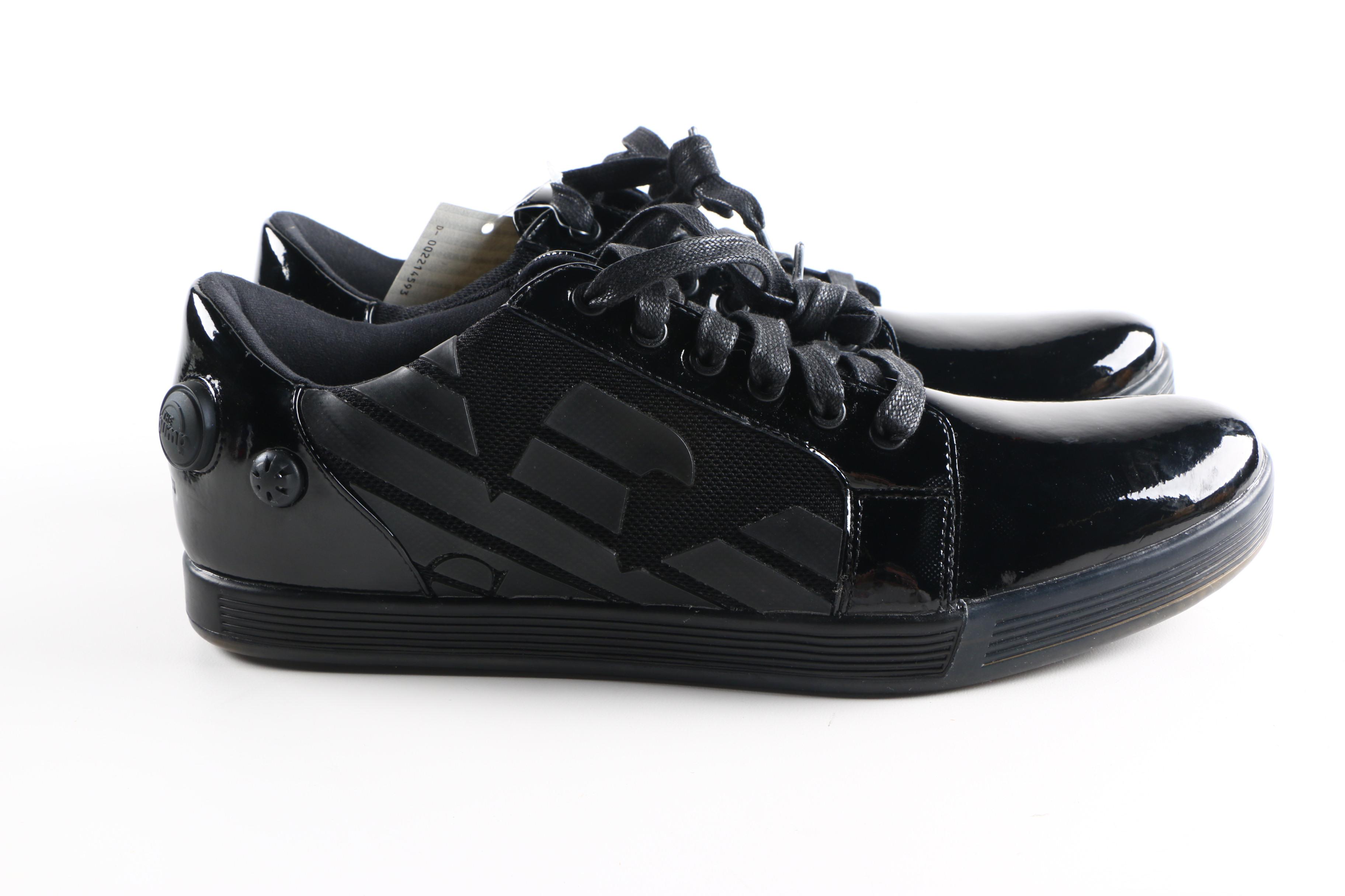2010 Emporio Armani Reebok Patent Leather Sneakers