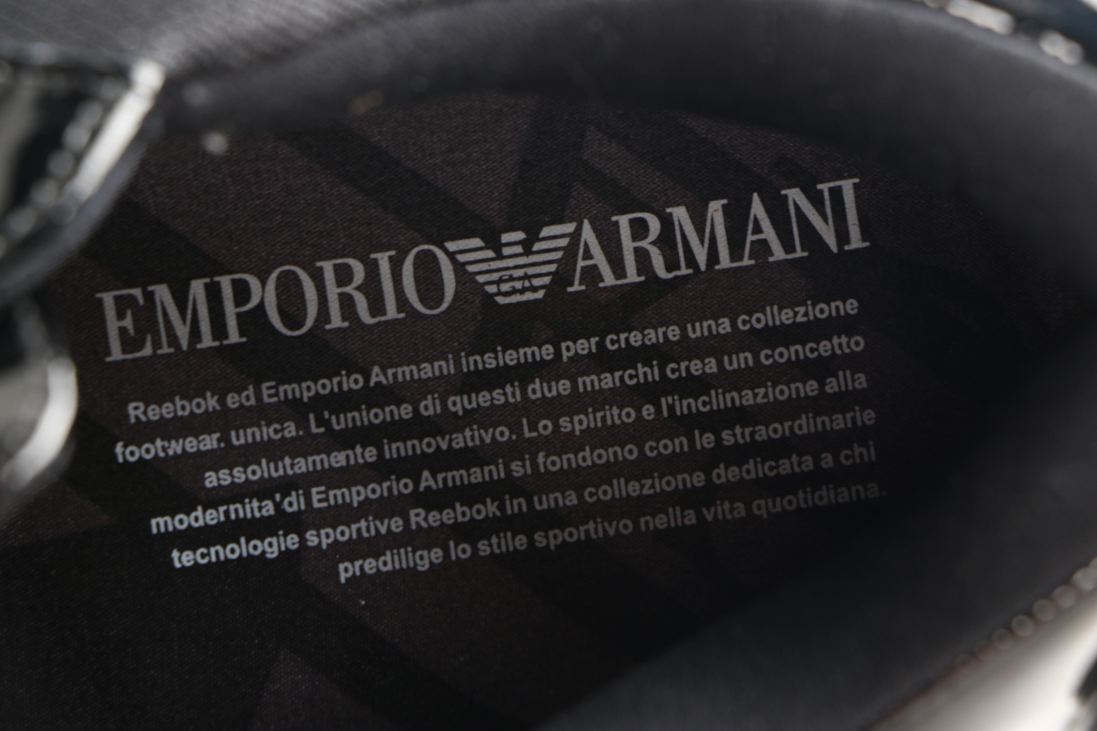 2010 Emporio Armani Reebok Patent Leather Sneakers