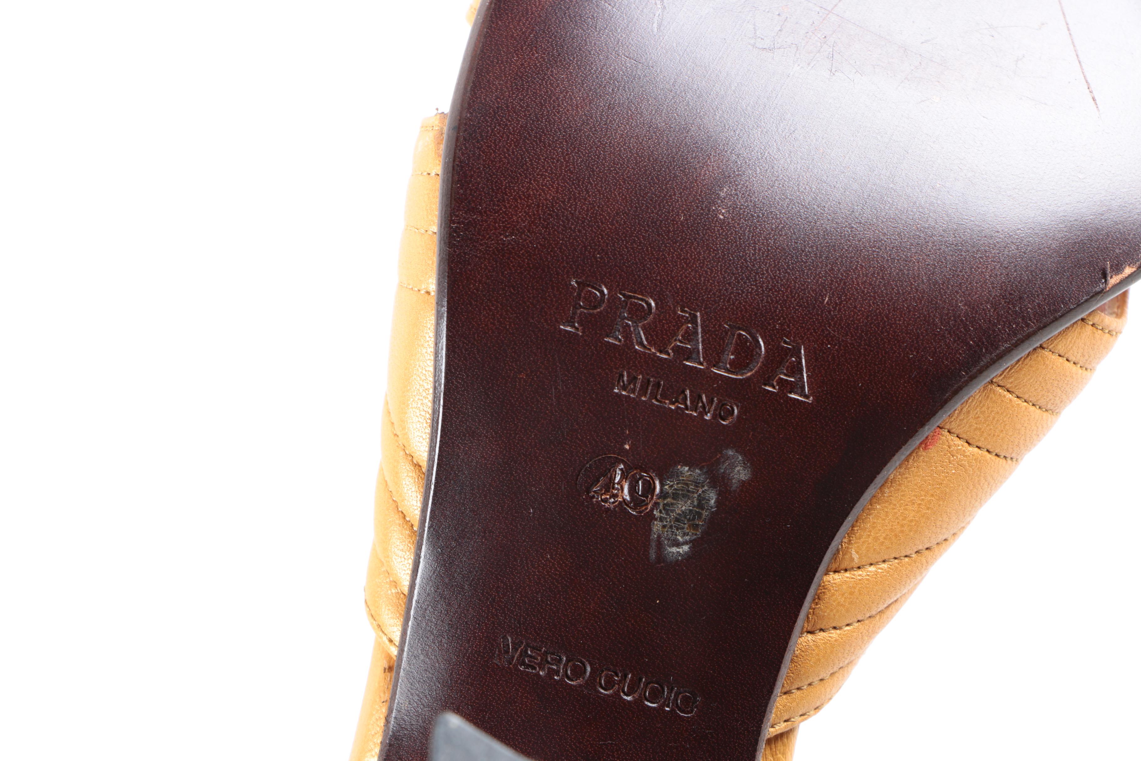 Prada Leather Heels and Sandals