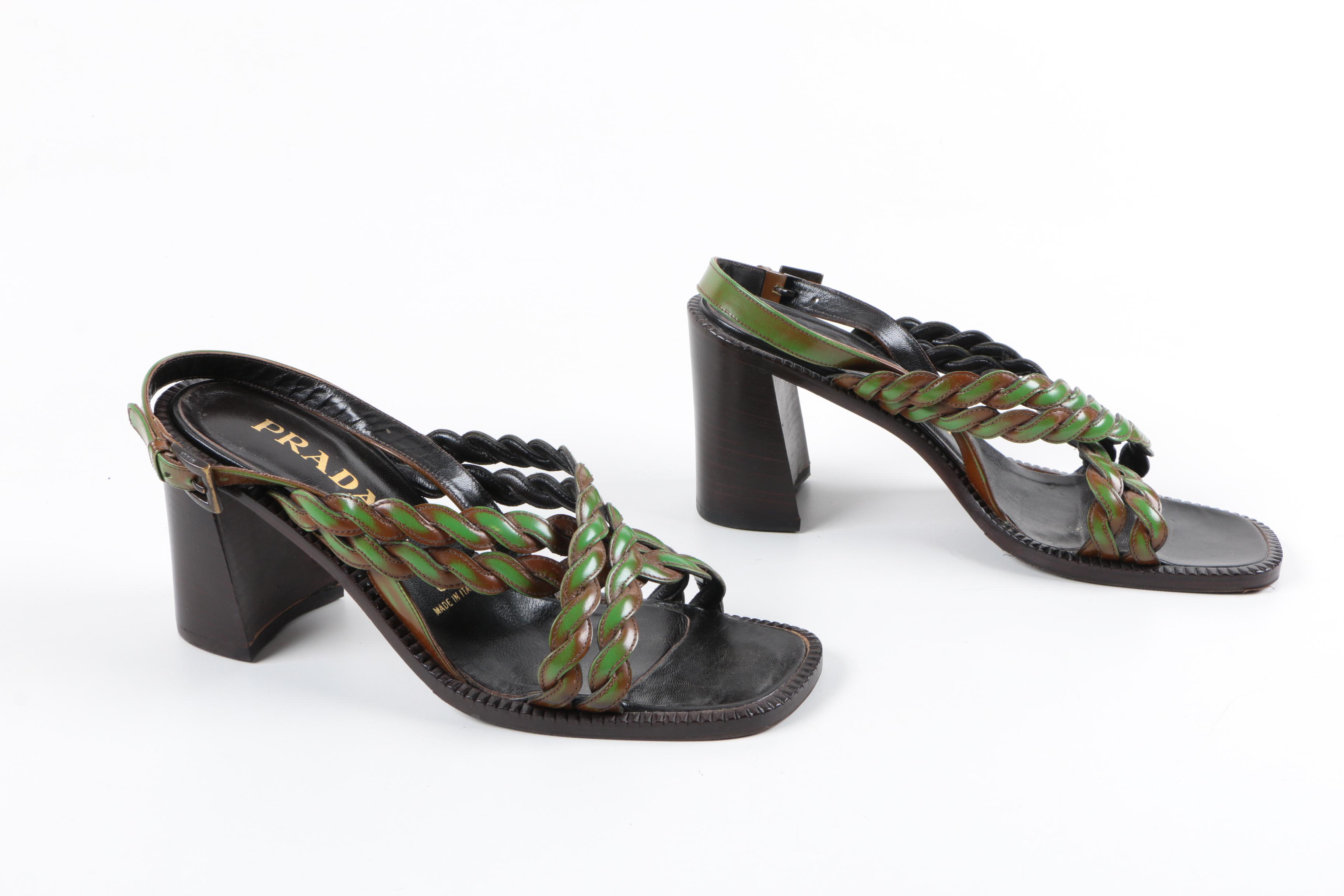 Prada Leather Heels and Sandals