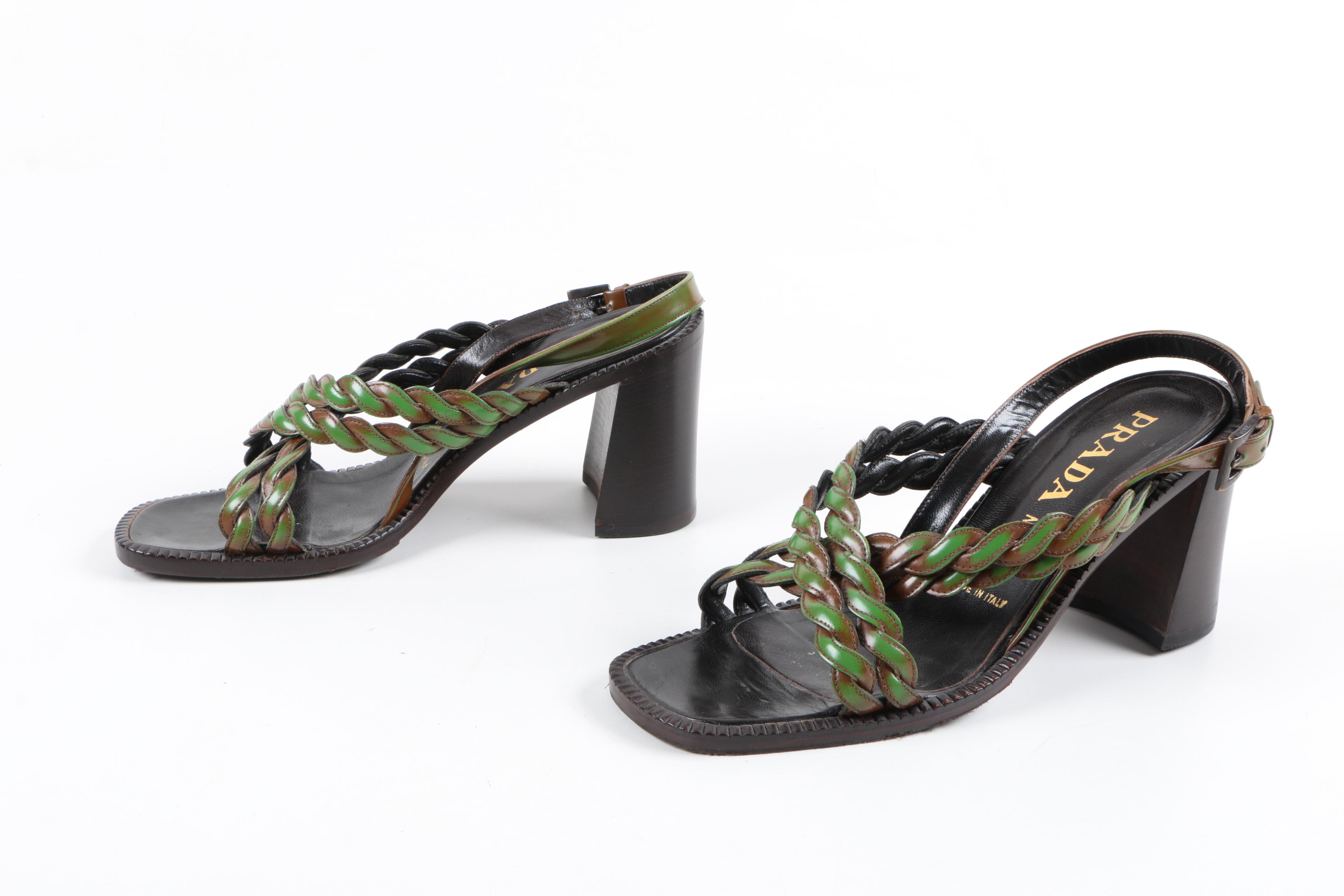 Prada Leather Heels and Sandals