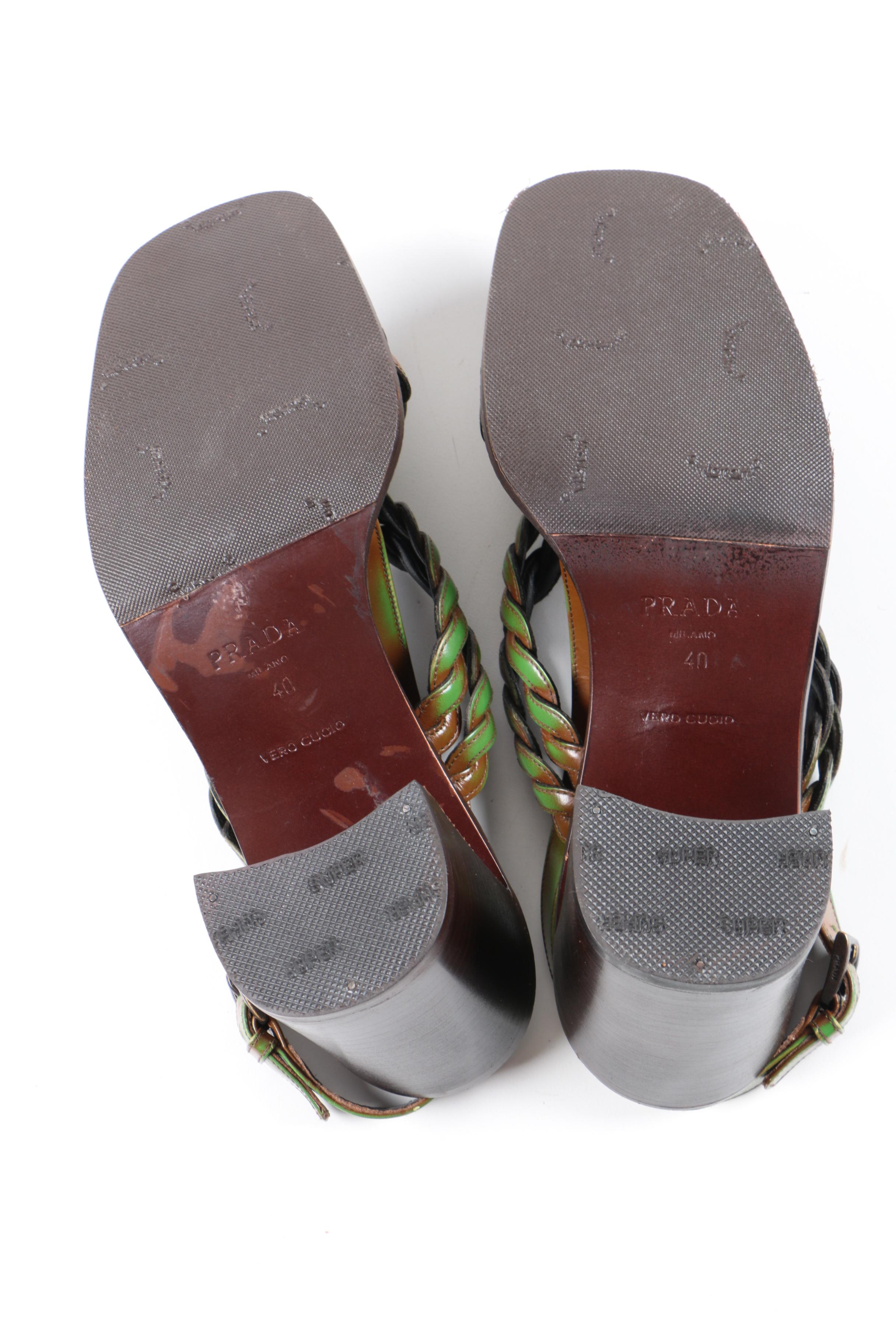 Prada Leather Heels and Sandals