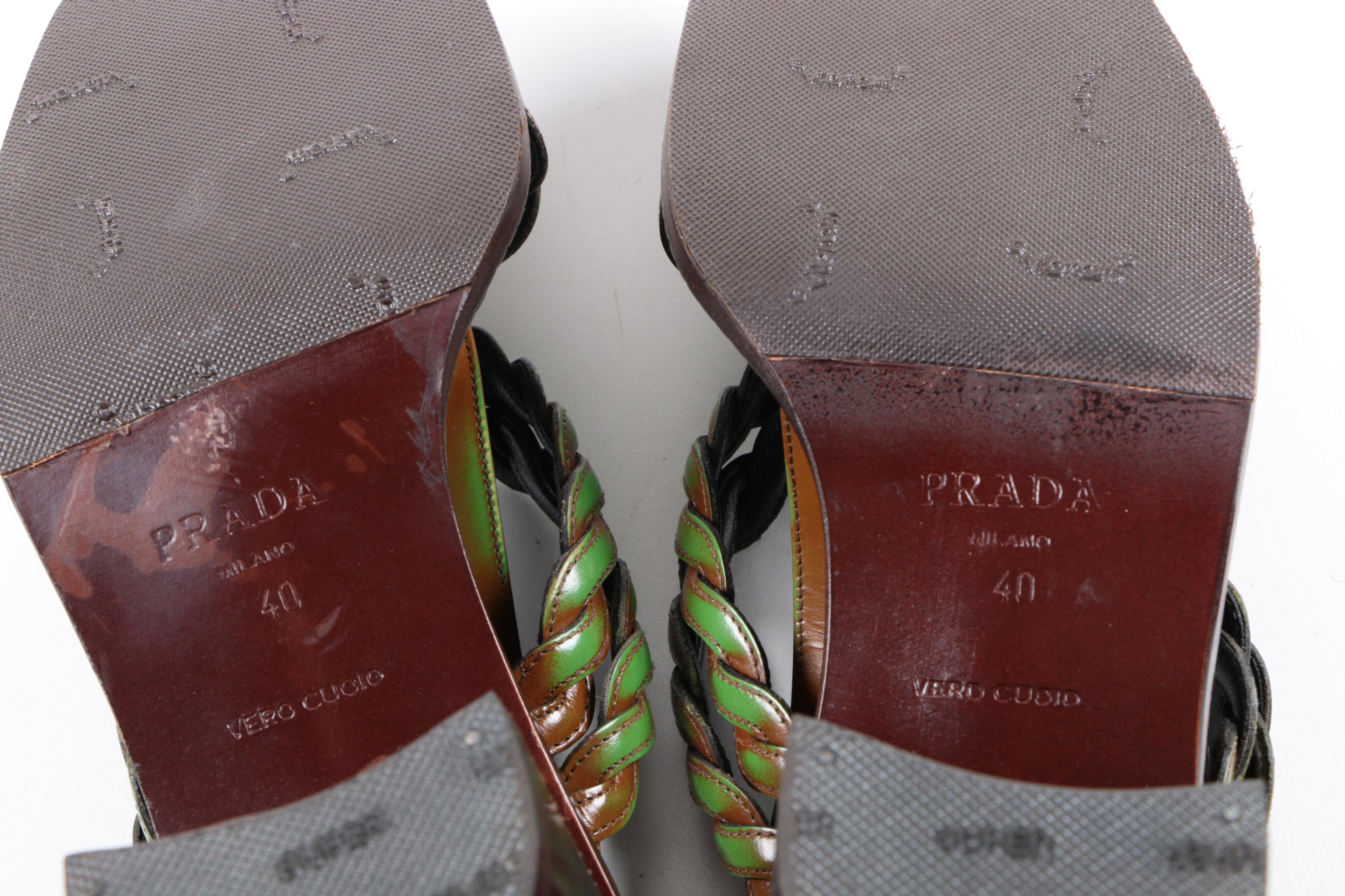 Prada Leather Heels and Sandals