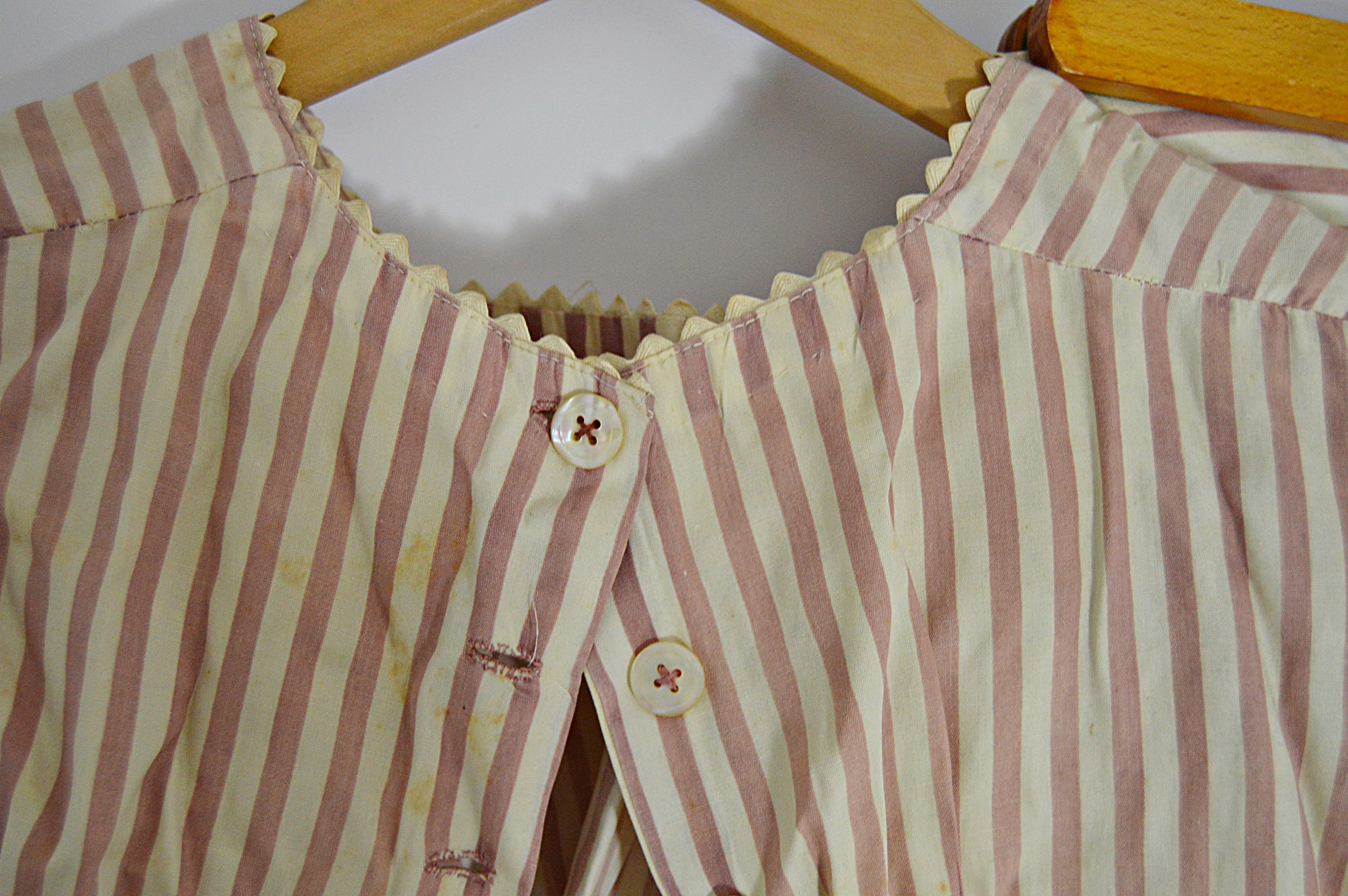 1930s Cotton Blouse and Skirt