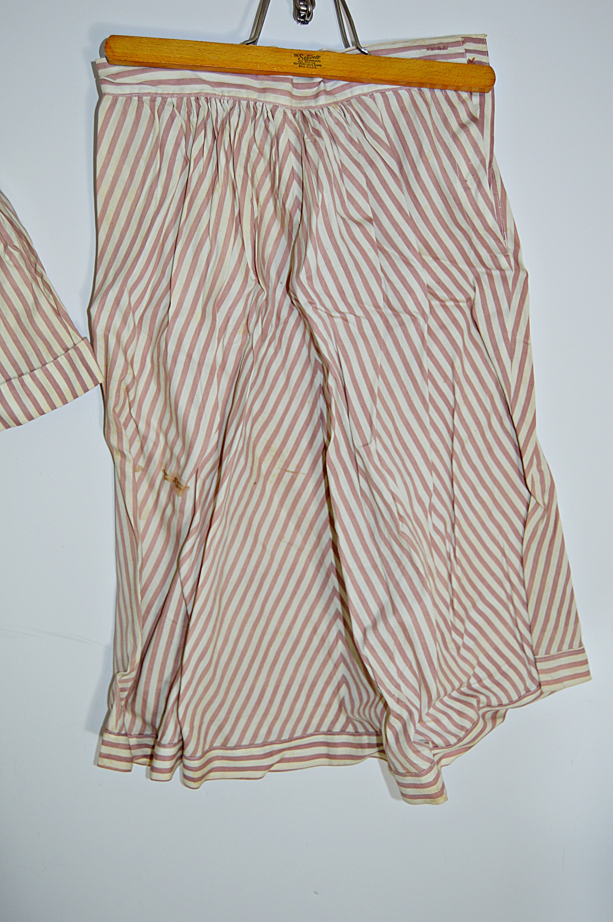 1930s Cotton Blouse and Skirt