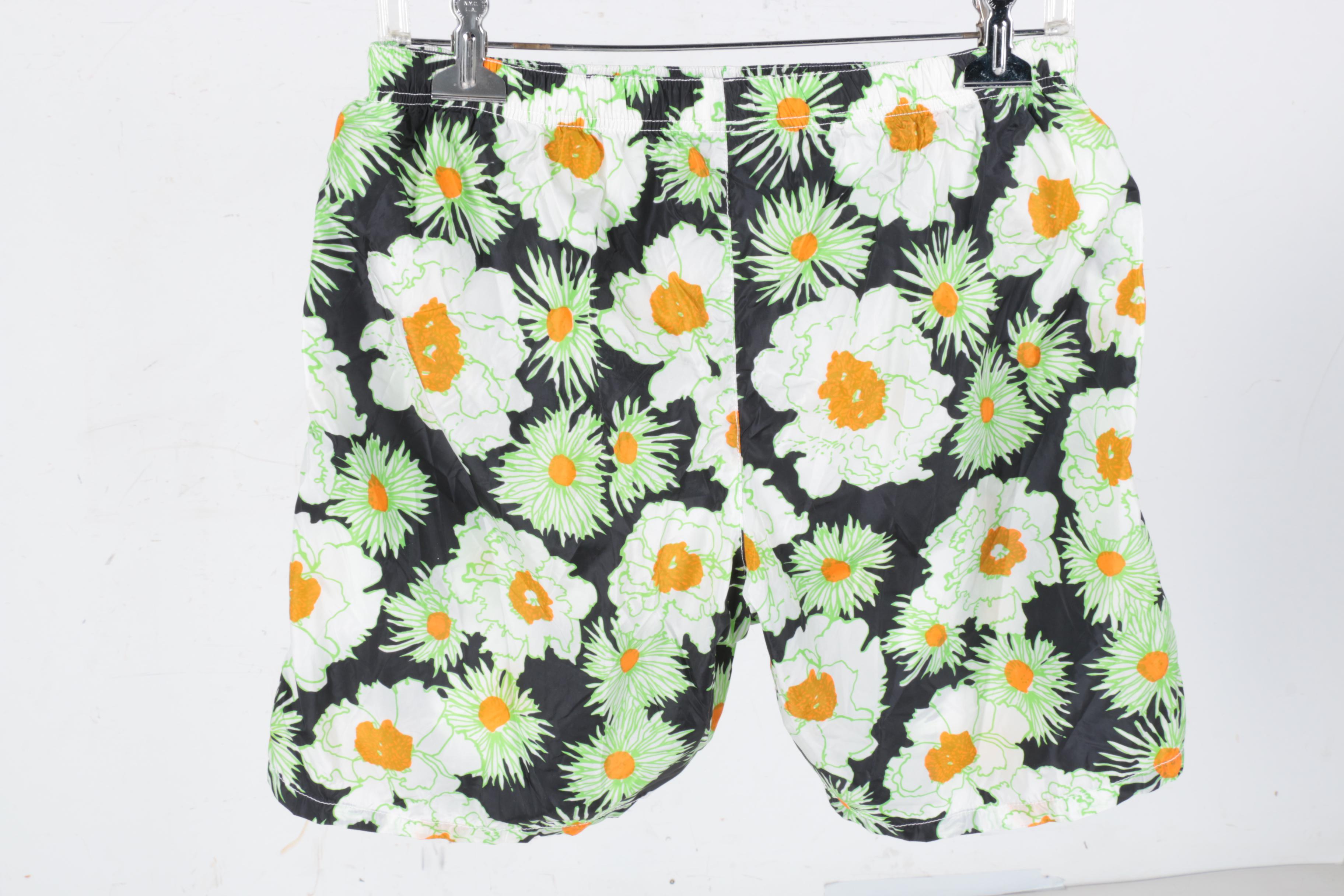 Prada Floral Swim Trunks