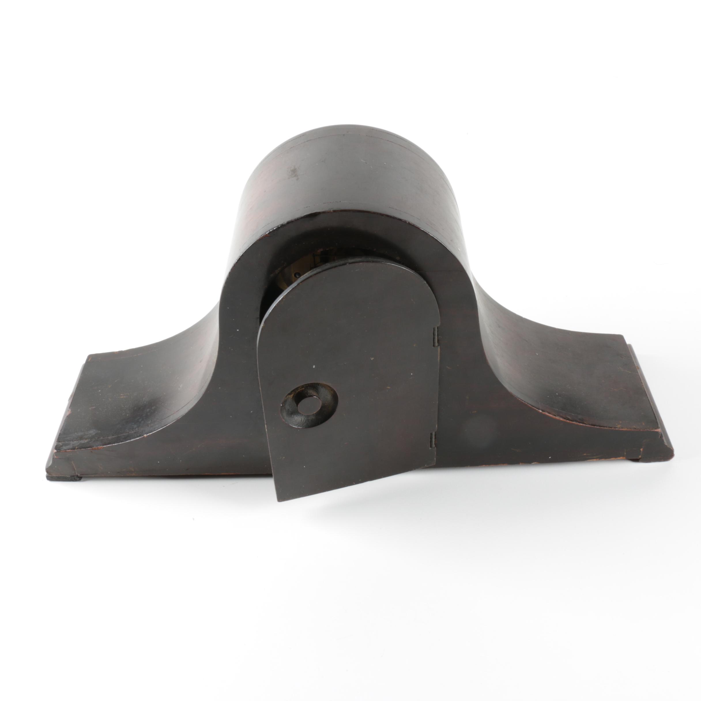 Vintage New Haven Clock Company Tambour Mantel Clock