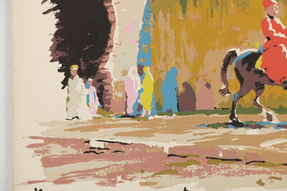 Collection of Francis Beaugureau Serigraphs of Street Scenes