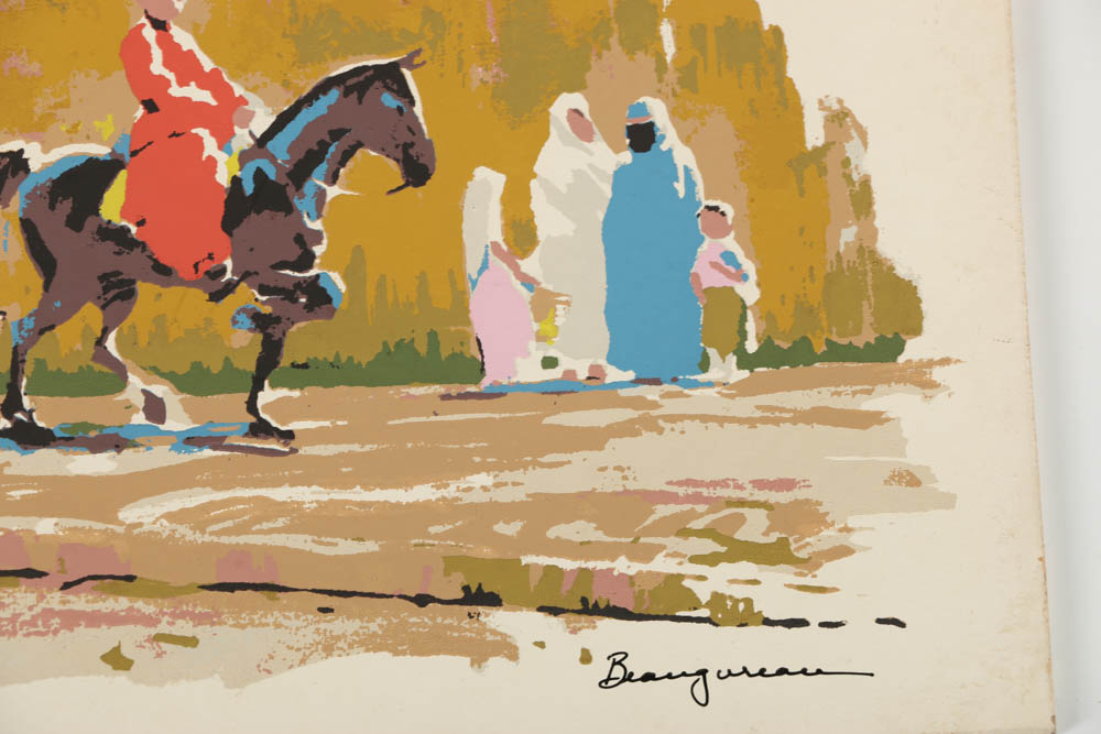 Collection of Francis Beaugureau Serigraphs of Street Scenes