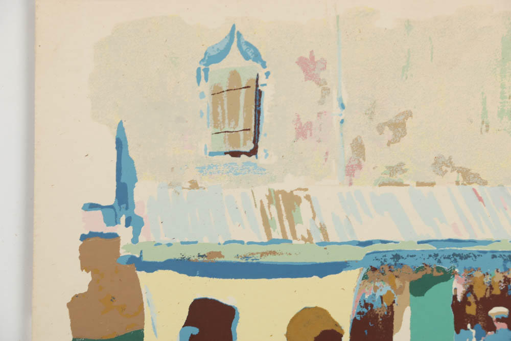 Collection of Francis Beaugureau Serigraphs of Street Scenes