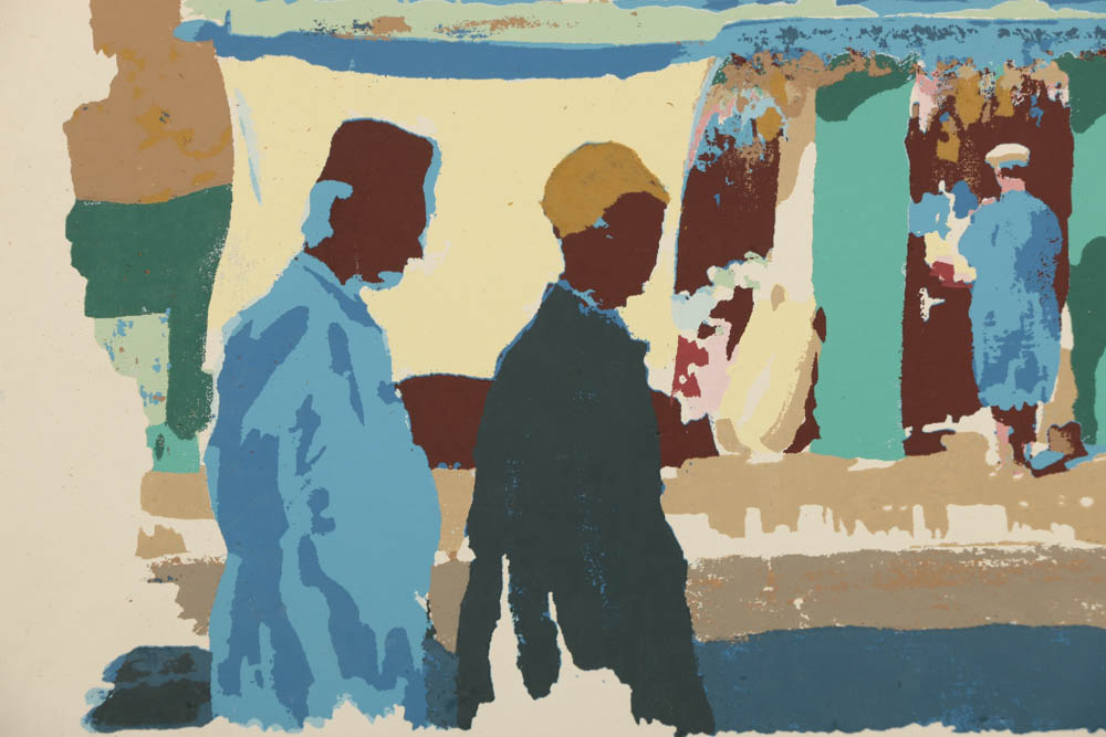 Collection of Francis Beaugureau Serigraphs of Street Scenes