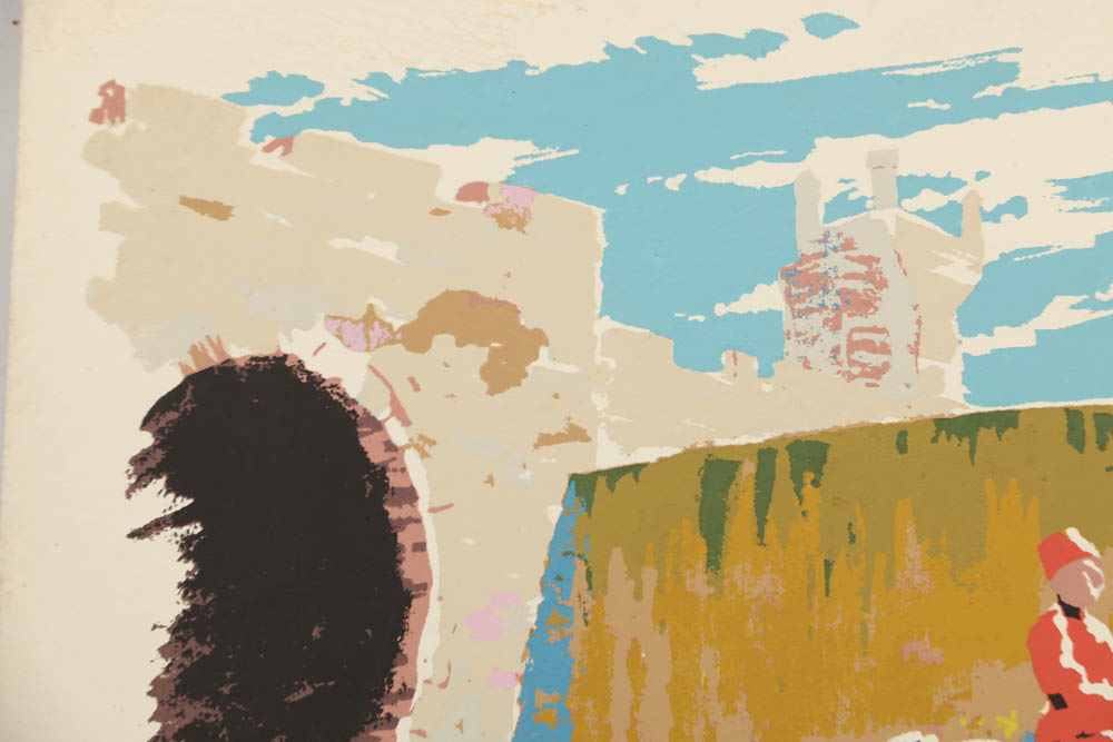 Collection of Francis Beaugureau Serigraphs of Street Scenes