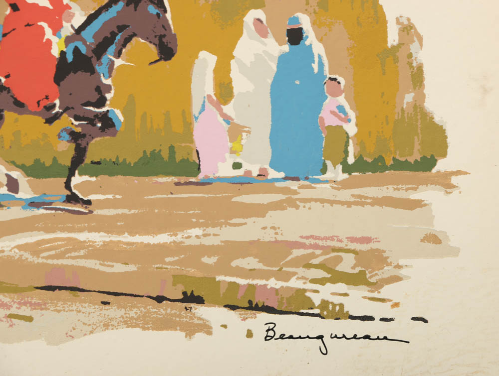 Collection of Francis Beaugureau Serigraphs of Street Scenes