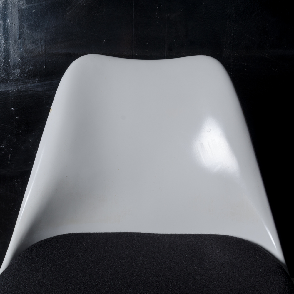 Mid Century Modern "Tulip" Armless Chair by Saarinen for Knoll