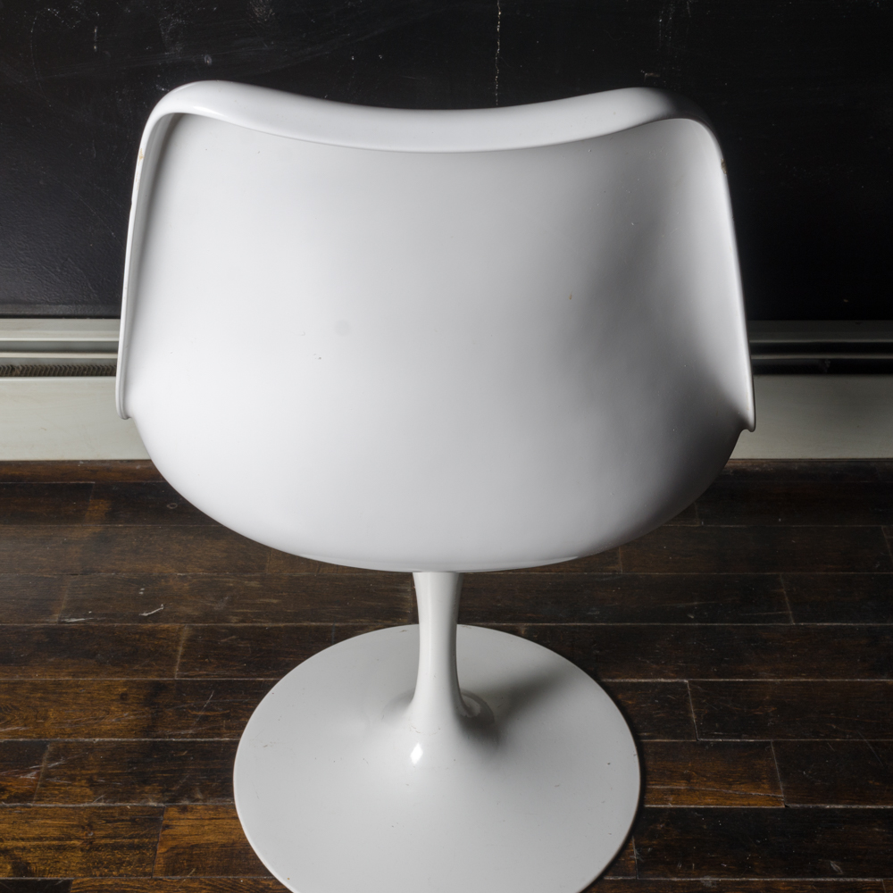 Mid Century Modern "Tulip" Armless Chair by Saarinen for Knoll