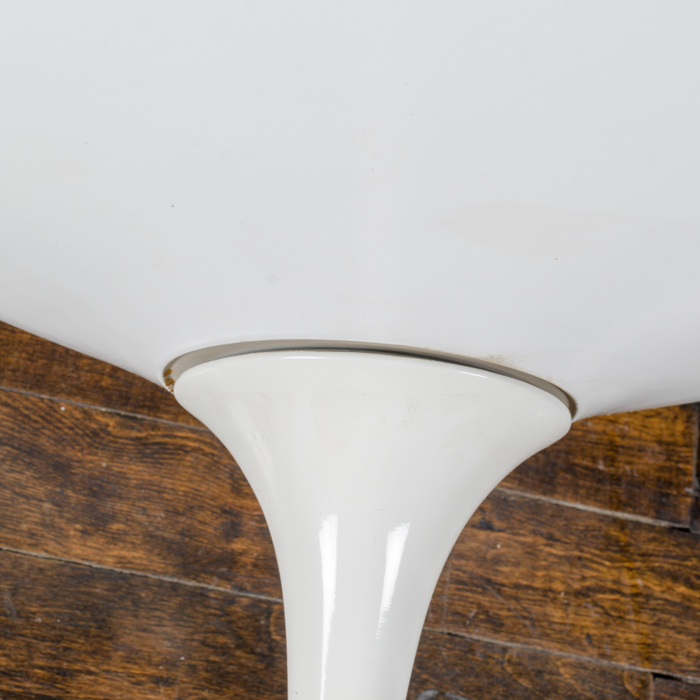 Mid Century Modern "Tulip" Armless Chair by Saarinen for Knoll