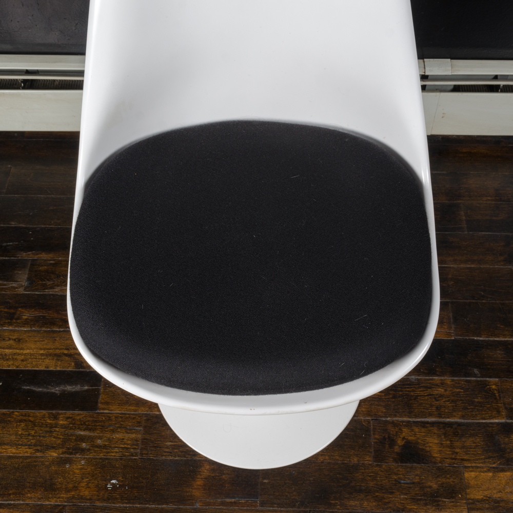 Mid Century Modern "Tulip" Armless Chair by Saarinen for Knoll